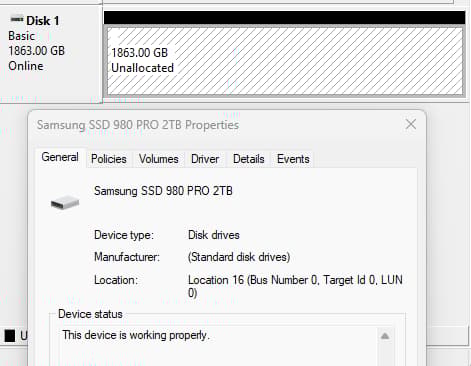 Samsung 980 PRO 2TB NVMe M.2 SSD