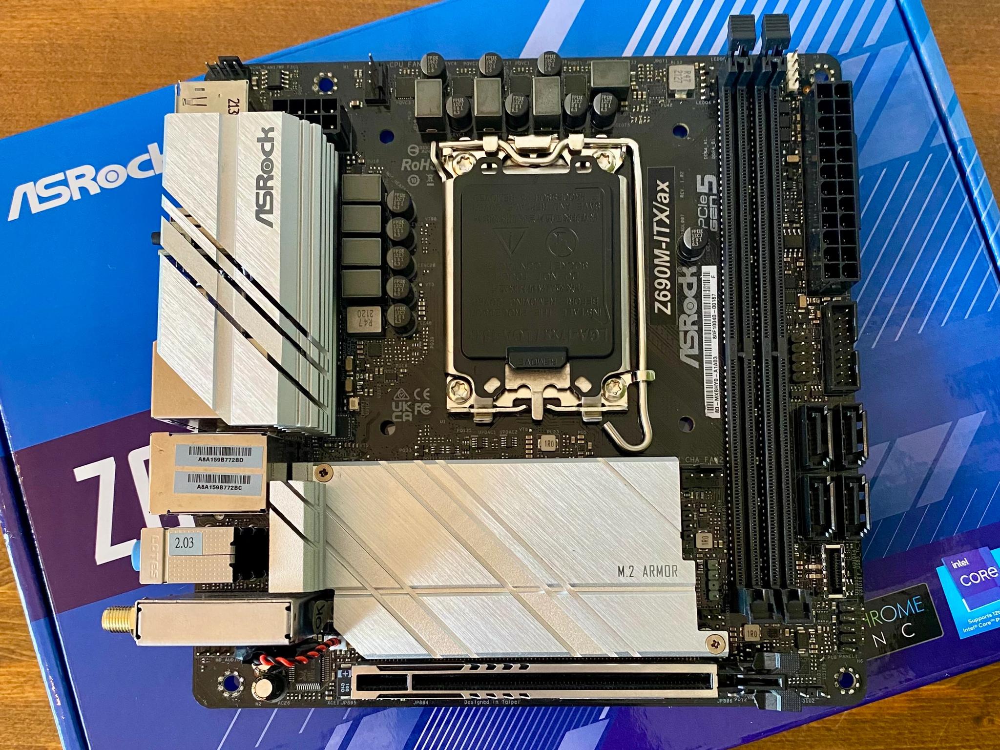 ASRock Z690M-ITX/AX Intel Socket 1700