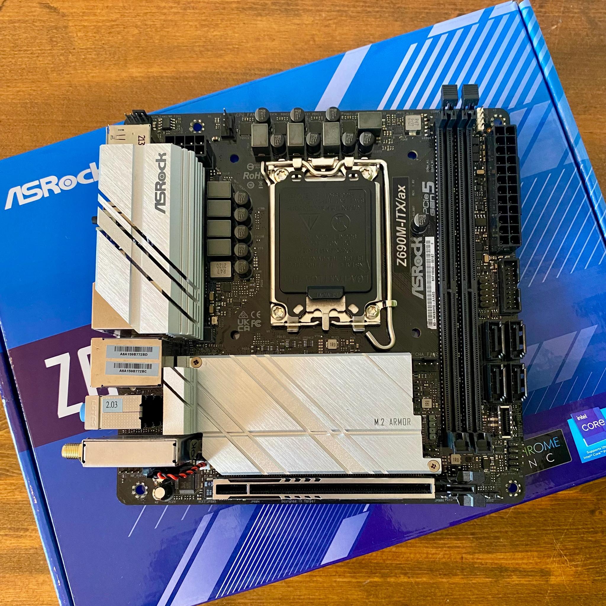 ASRock Z690M-ITX/AX Intel Socket 1700