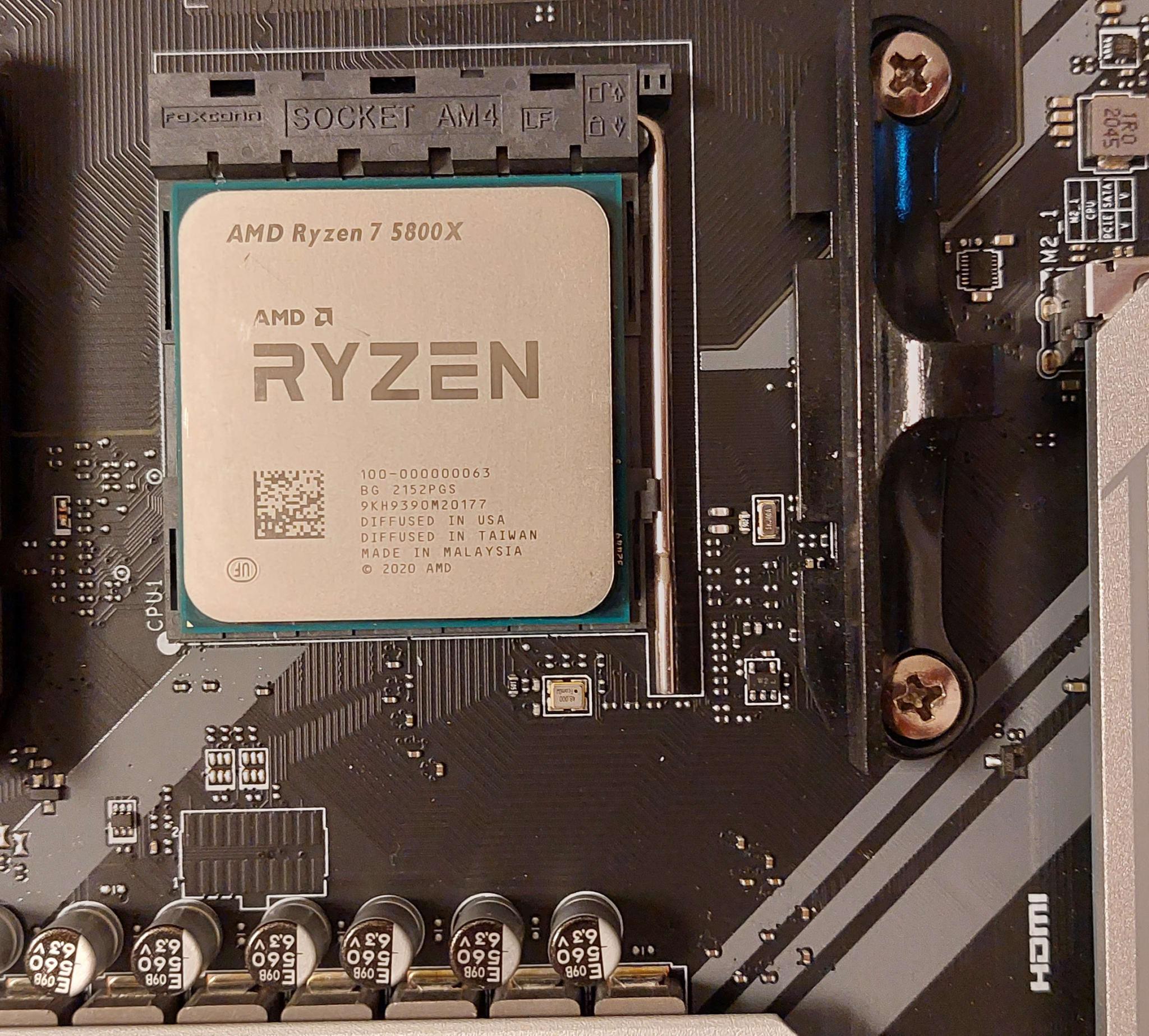 COMBO - AMD Ryzen 7 5800X CPU + MSI B550M Mortar WiFi + 500GB Samsung 970 EVO Plus NVMe SSD