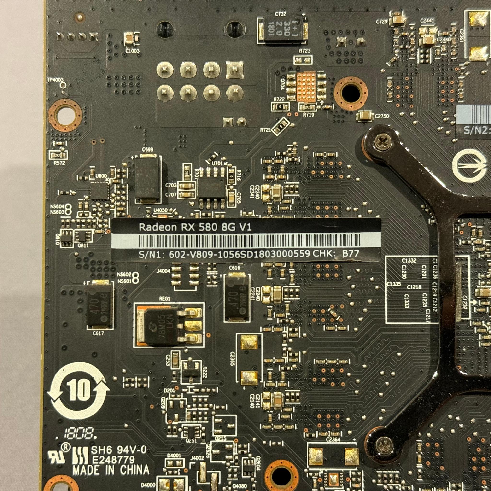 Tested MSI RX580 8GB V1 Graphics Card