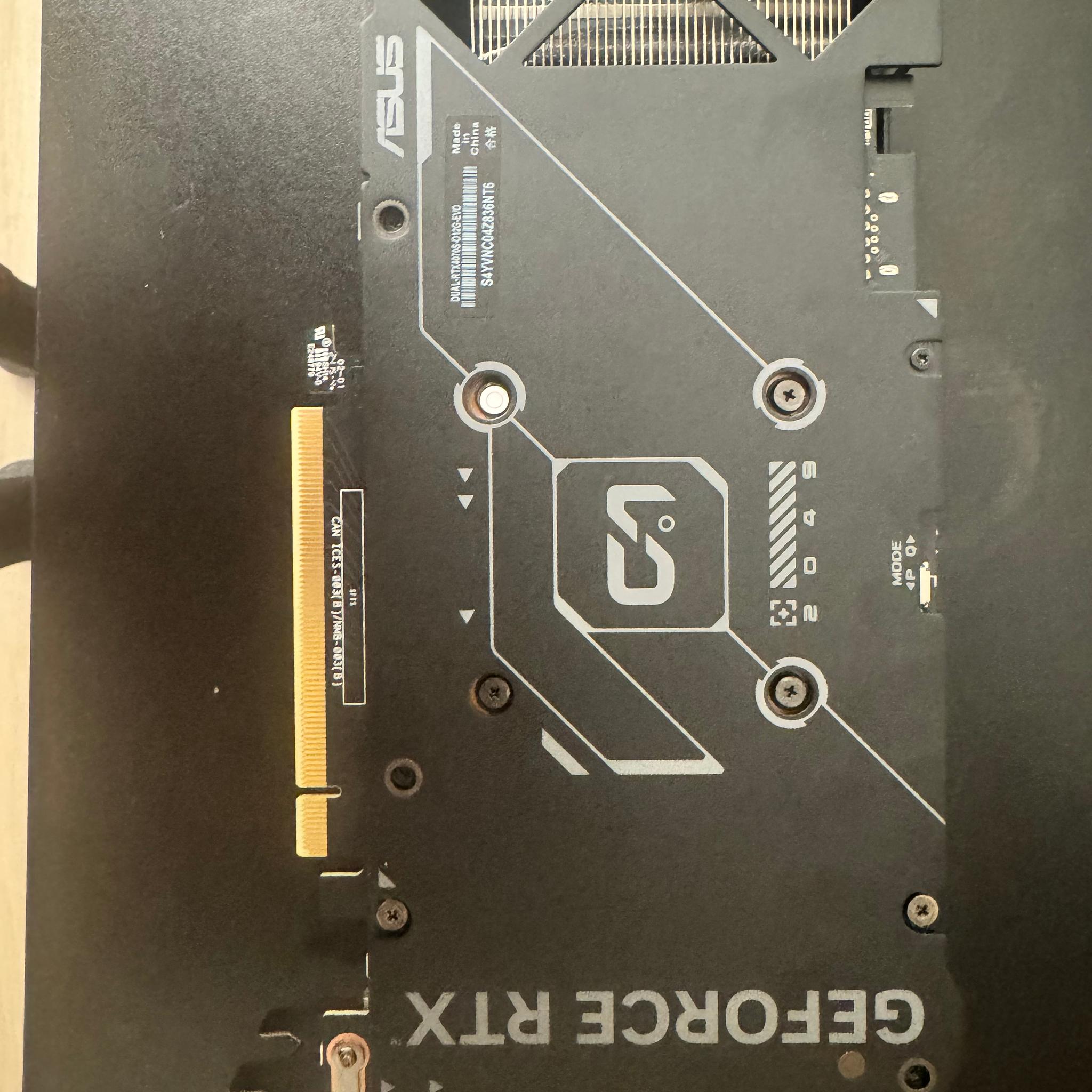 ASUS DUAL OC GeForce RTX 4070 SUPER