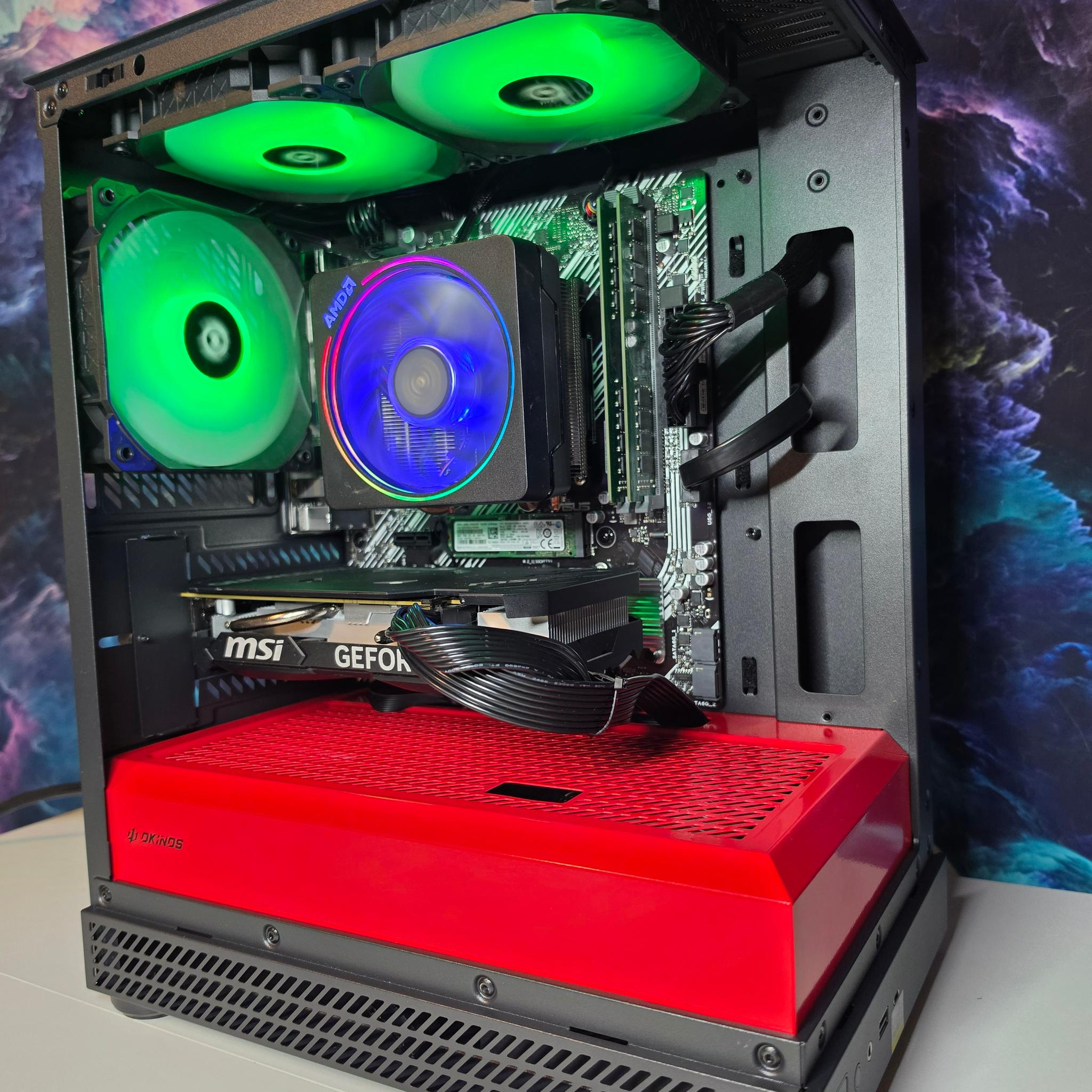 MSI RTX 4060 8gb + Ryzen 5600x PC Build #111