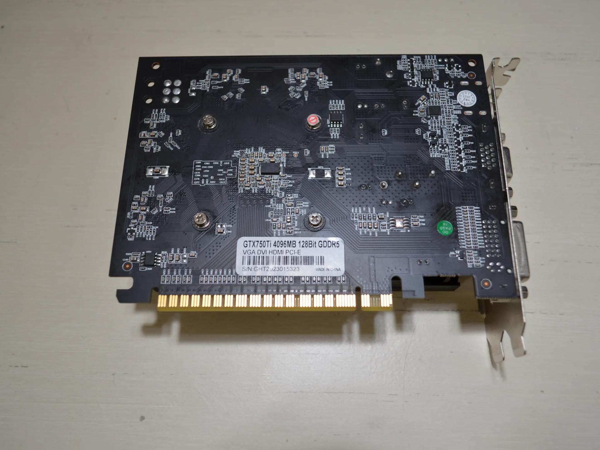 Nvidia GeForce GTX 750ti 2GB; PCI-e HDMI DVI Graphics Card 2GB Vram DDR5 (#2)
