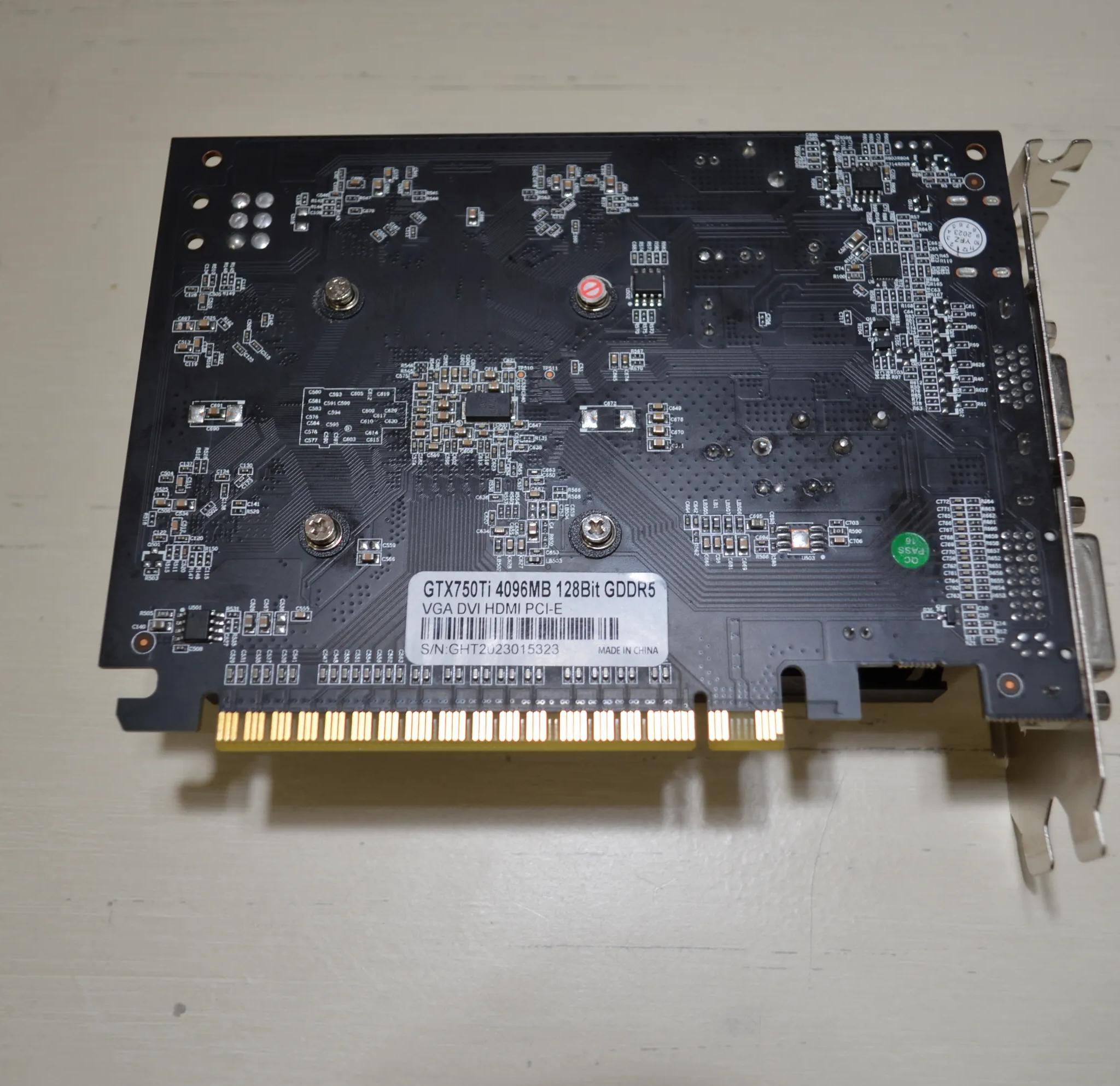 Nvidia GeForce GTX 750ti 2GB; PCI-e HDMI DVI Graphics Card 2GB Vram DDR5 (#2)
