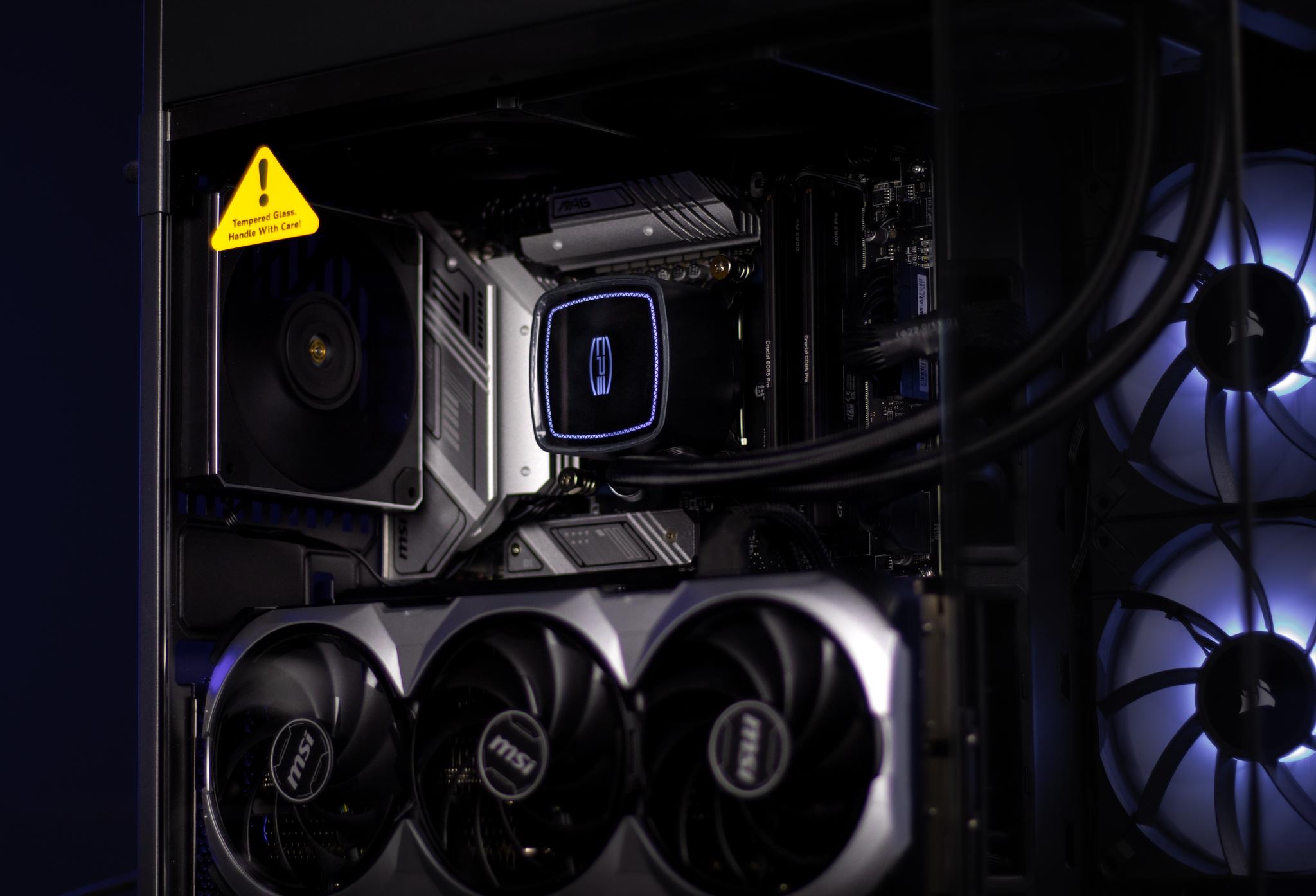 “CorpoSteel” RTX 4080 Super I9 14900K 64GB Windows 11 2TB Workstation Gaming PC
