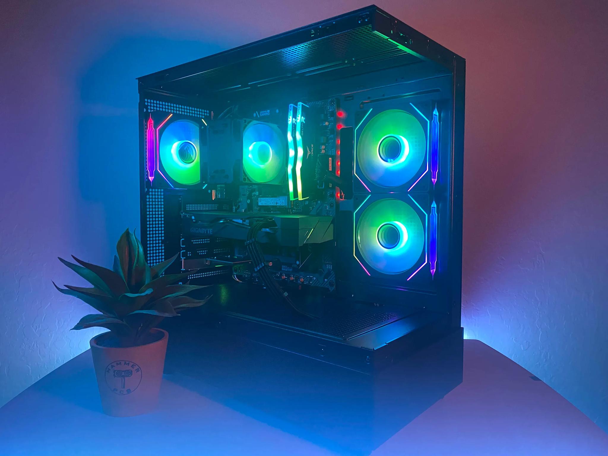 ⚙️Custom Built RGB Gaming PC⚙️| RTX 2070, Ryzen 5, 2TB Storage, Win11 | CoD, GTA, Cyberpunk, More!