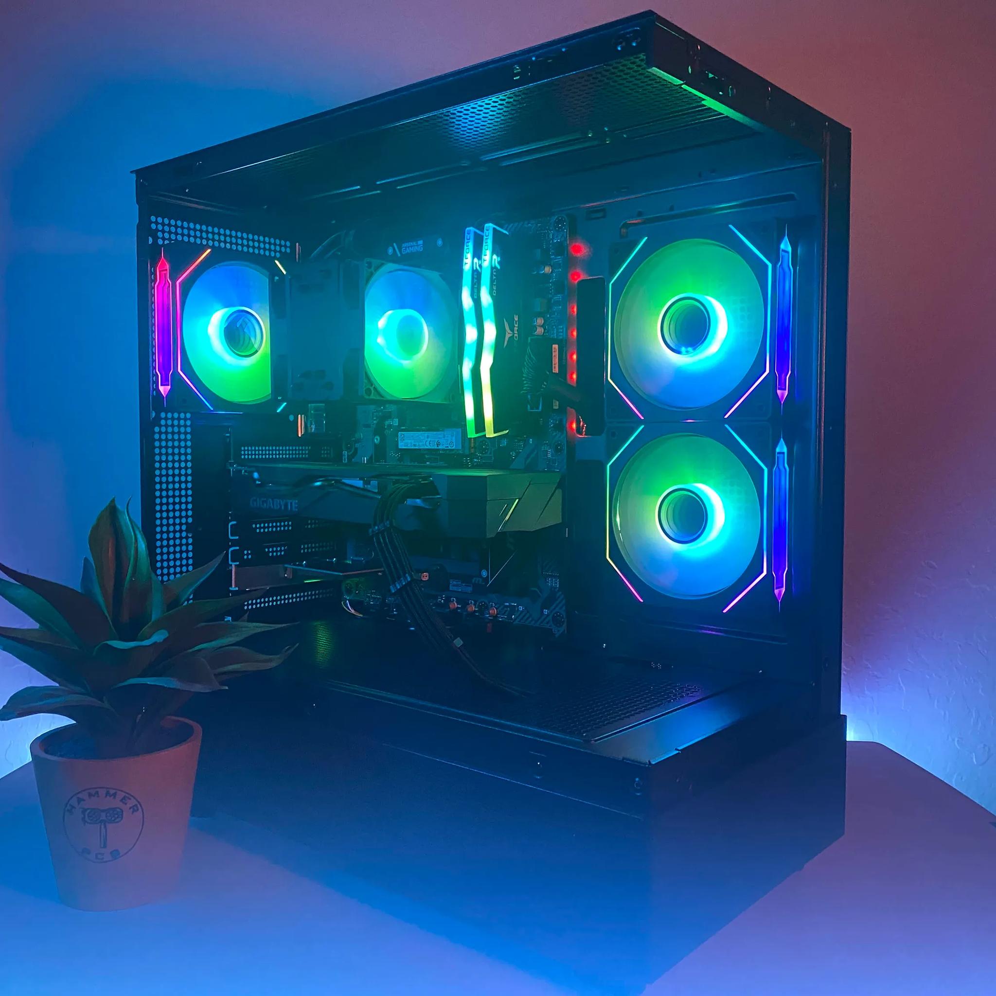 ⚙️Custom Built RGB Gaming PC⚙️| RTX 2070, Ryzen 5, 2TB Storage, Win11 | CoD, GTA, Cyberpunk, More!