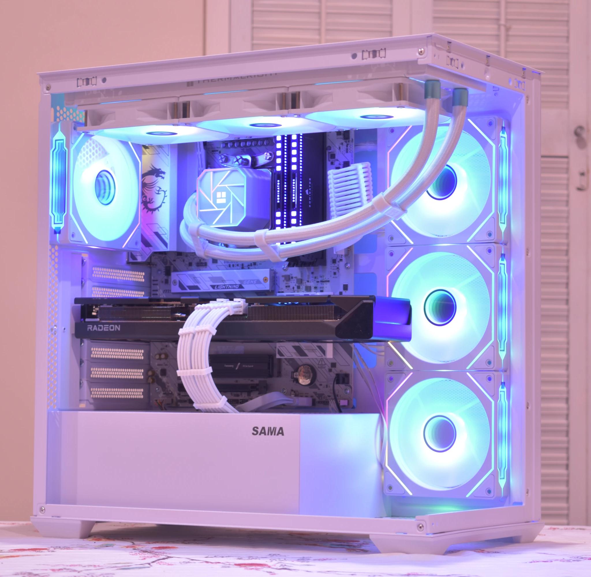 🚀Performance Gamer🚀 Ryzen 7 7800X3D | AMD RX 9070 16GB | 32GB DDR5 | 1TB nVME SSD | White RGB+Wifi