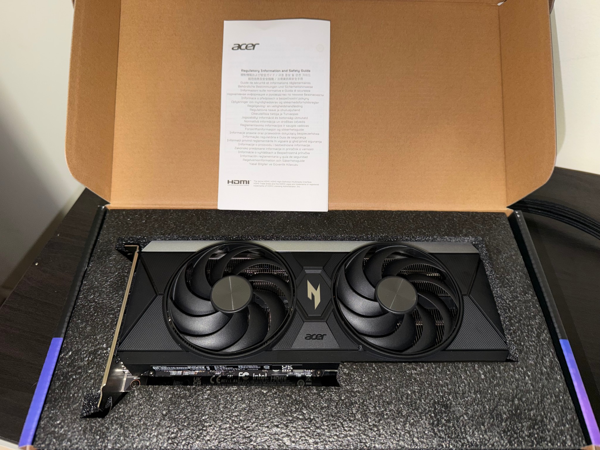 Acer Nitro Intel Arc B580 GPU 12GB GDDR6