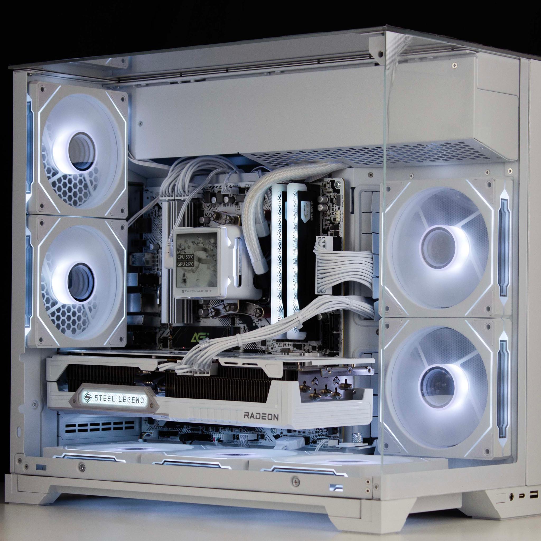 🧊⚡🗡️Blizzard V2 - 4K Gaming PC | RX 9070 XT 16GB, Ryzen 7 9800X3D, 32GB RAM, 2TB SSD | LCD 🗡️⚡🧊