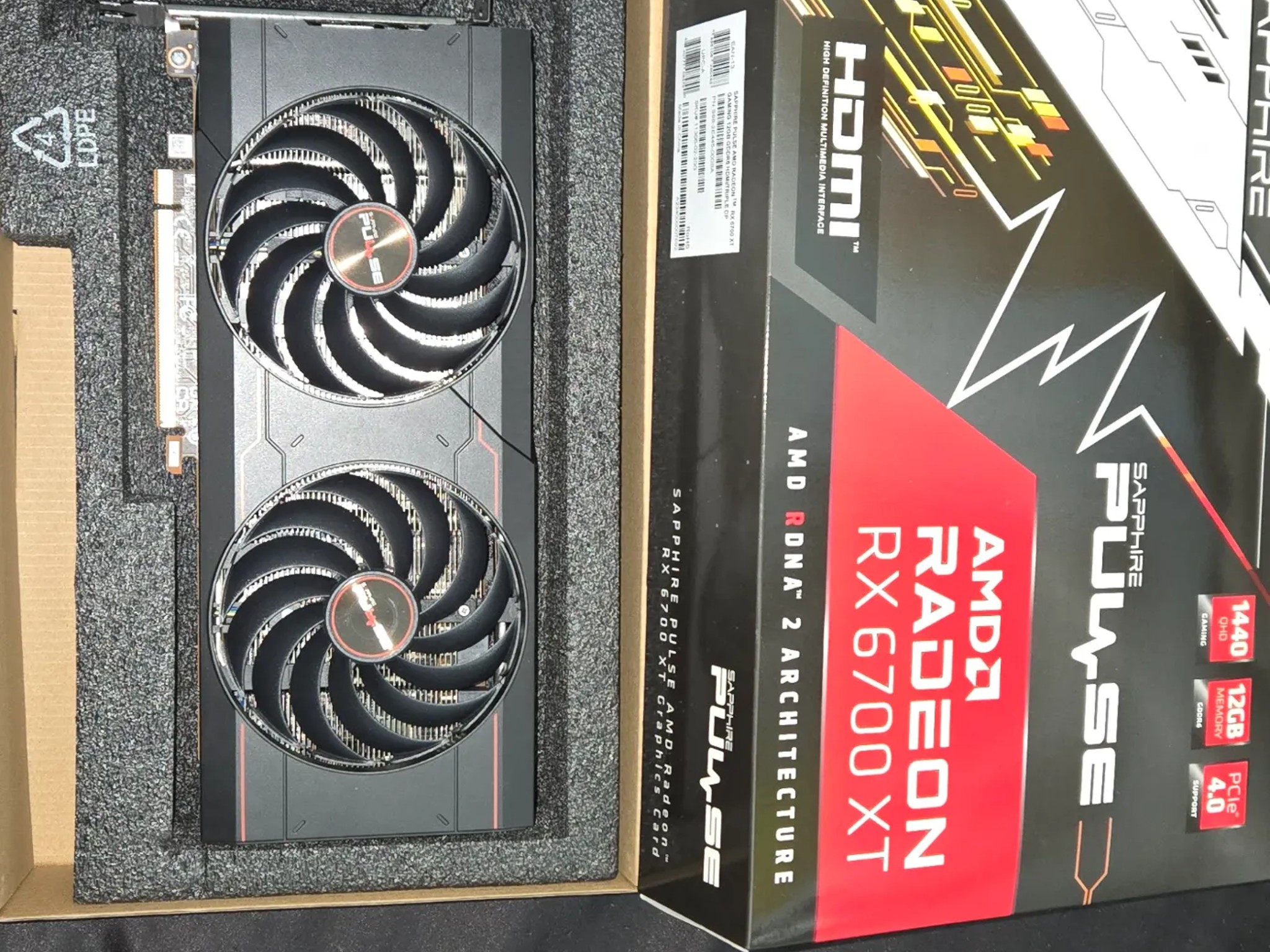 Sapphire pulse 6700xt 12gb