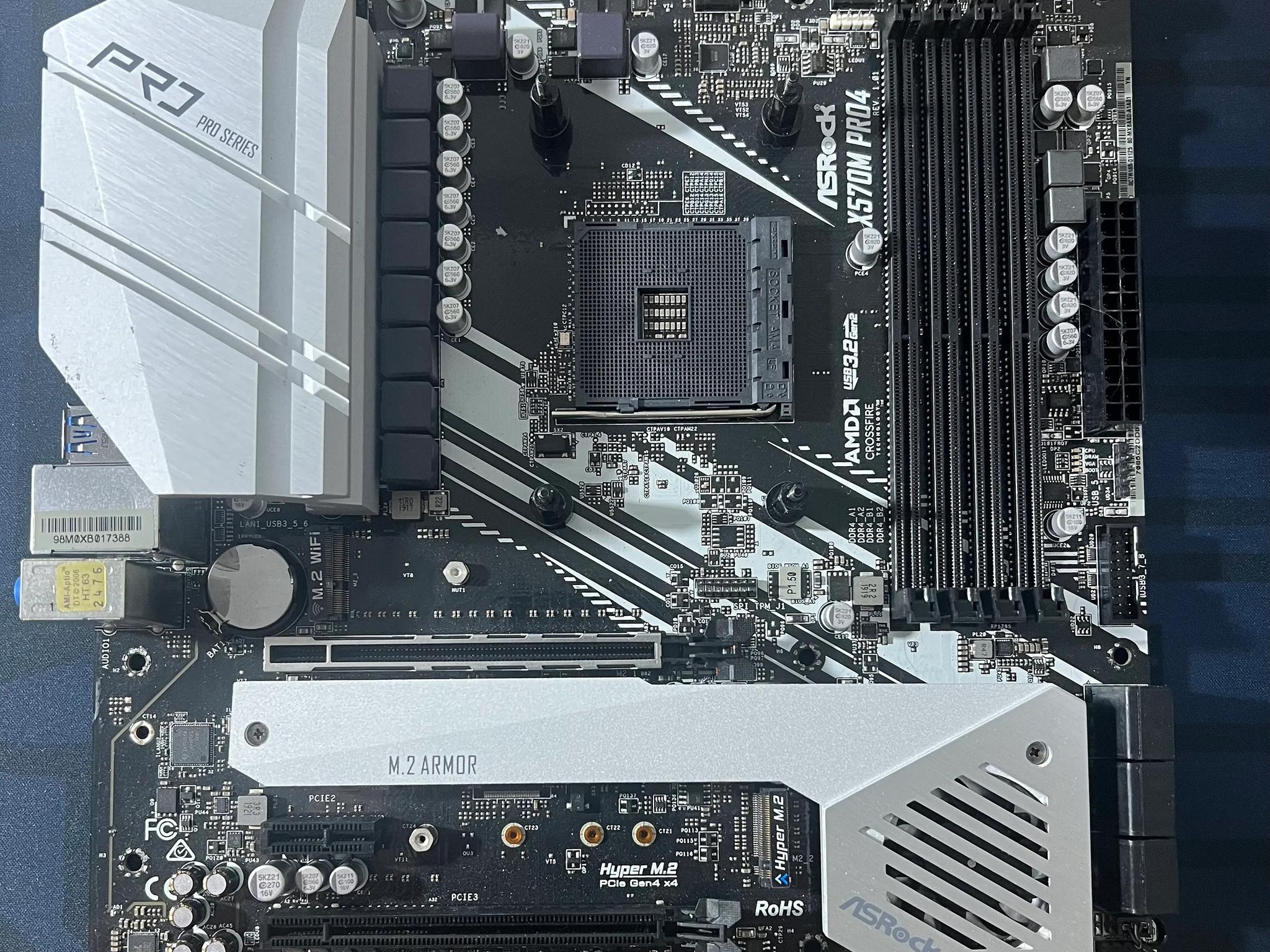 X570M Pro4 Micro-ATX AM4 Motherboard