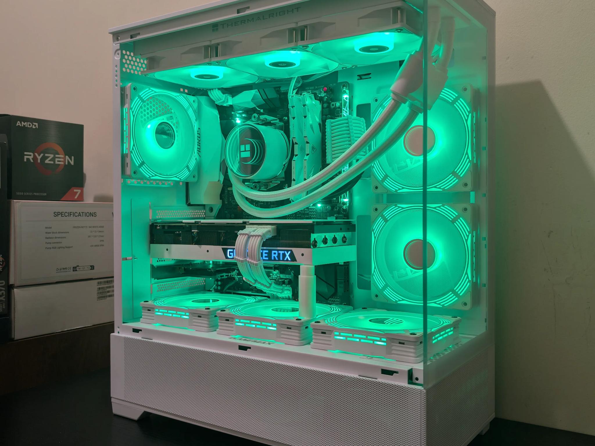 🦢 1440p Gaming Beast | RTX 3080 | Ryzen 7 5800X | 1TB SSD | 32GB RAM | WiFi 6 & Bluetooth 🦢
