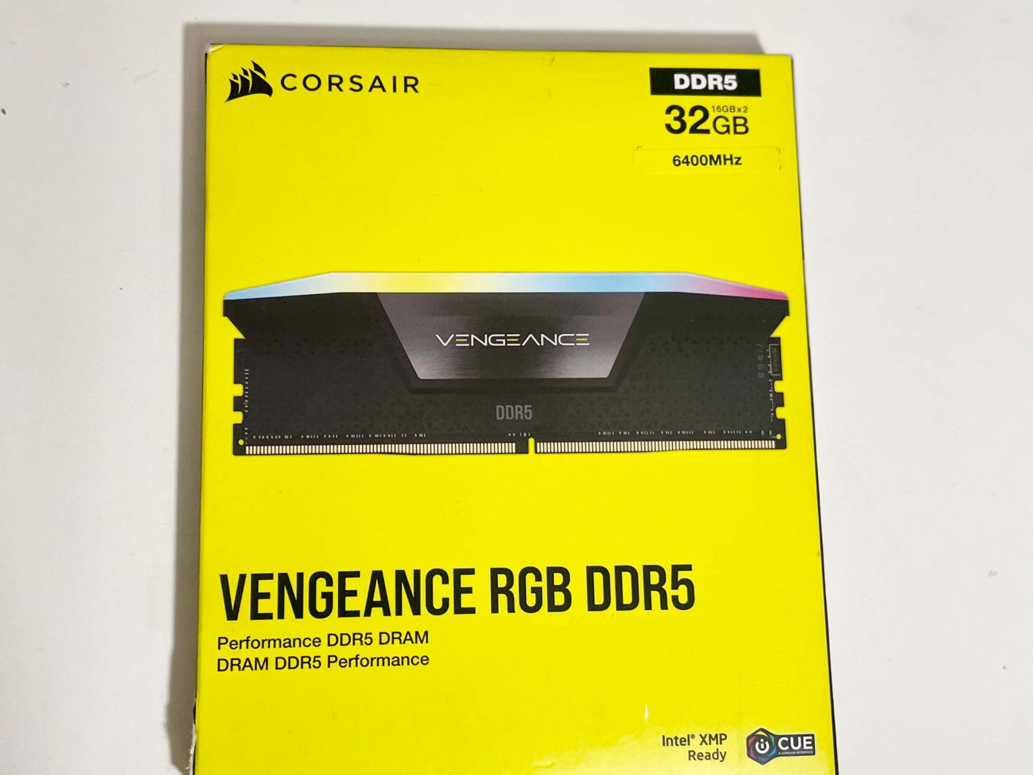 BRAND NEW SEALED IN BOX Corsair Vengeance RGB DDR5 32GB (2x16GB) 6400Mhz CL36
