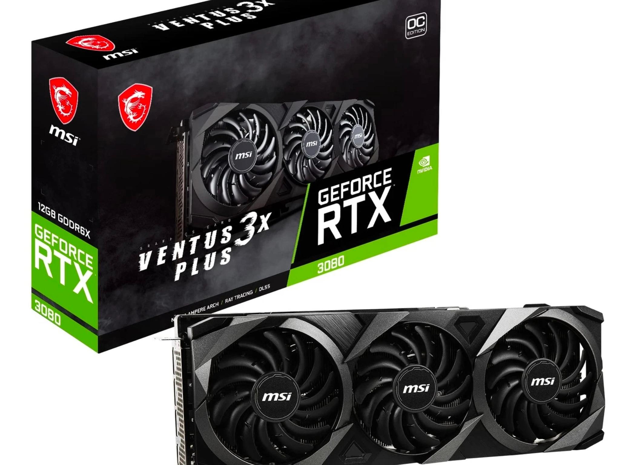 MSI GeForce RTX 3080 VENTUS 3X PLUS 12G OC LHR