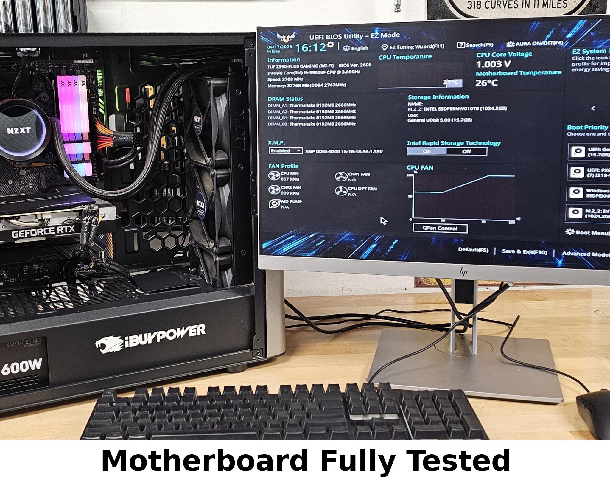 ASUS Z390-PLUS TUF GAMING WIFI Intel LGA1151 ATX Motherboard