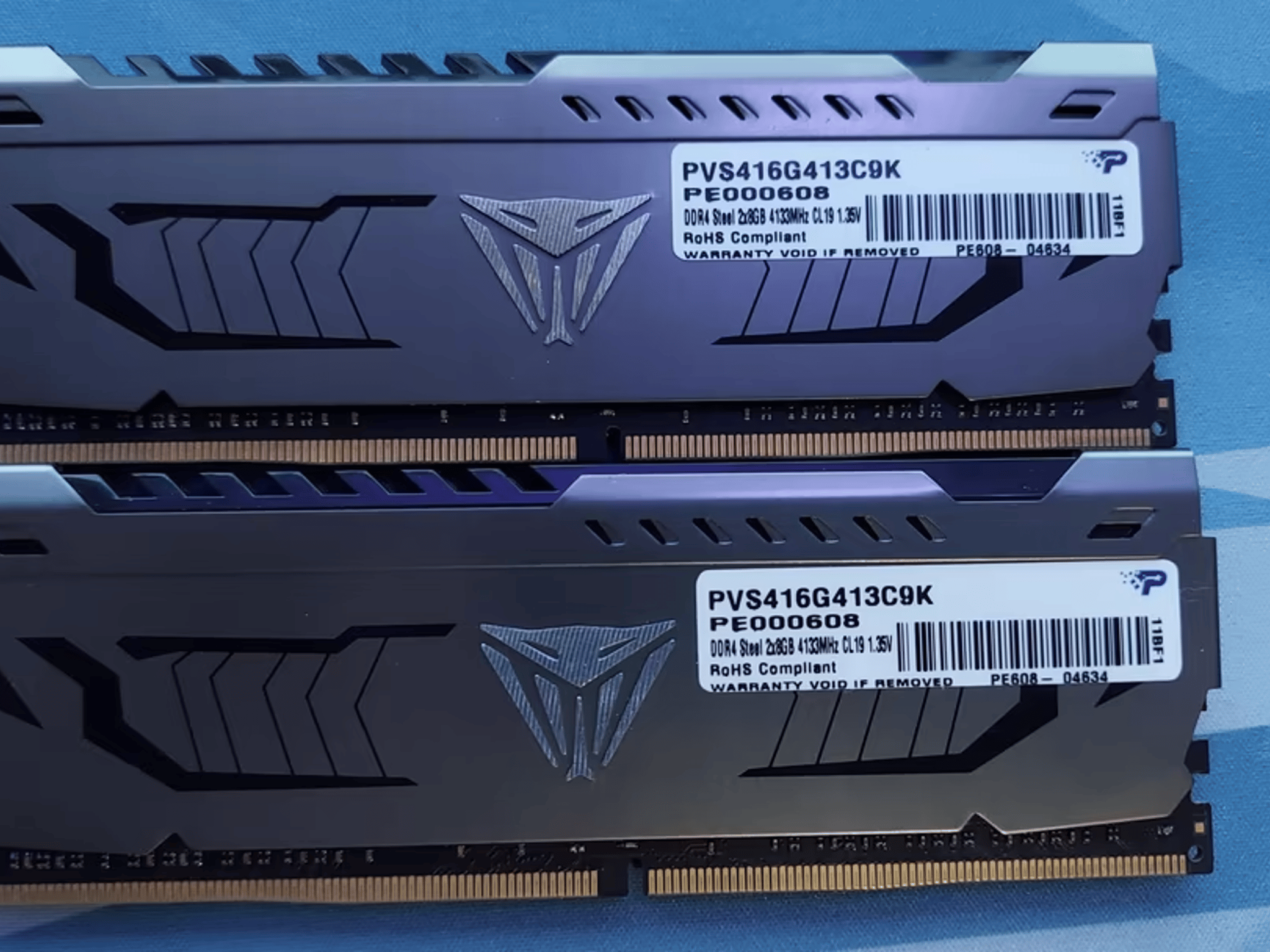 16 GB (2x8GB) DDR4-4133MHZ RAM - Patriot Viper Steel High Performance