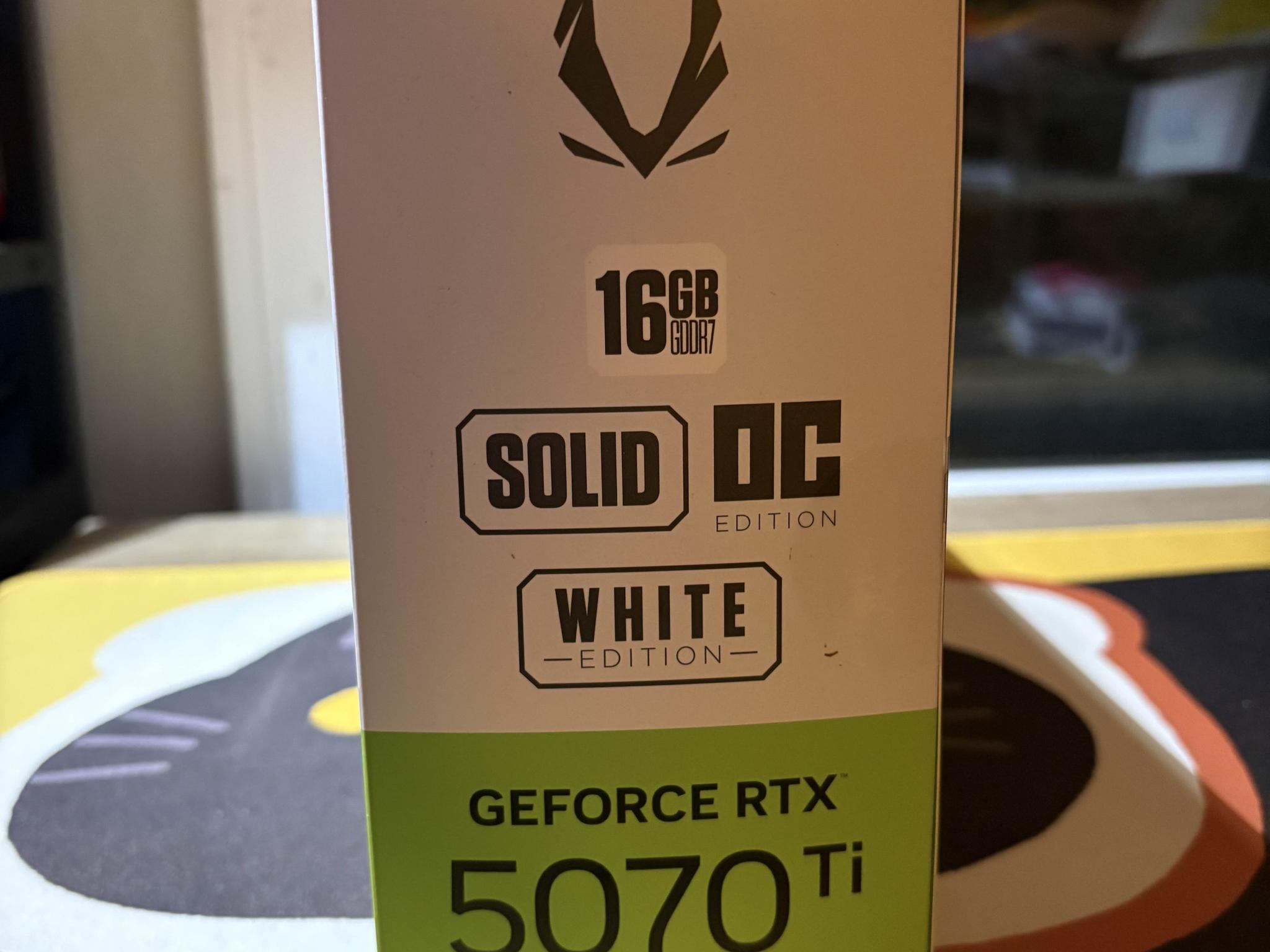 Zotac Gaming 5070ti 16GB (White)