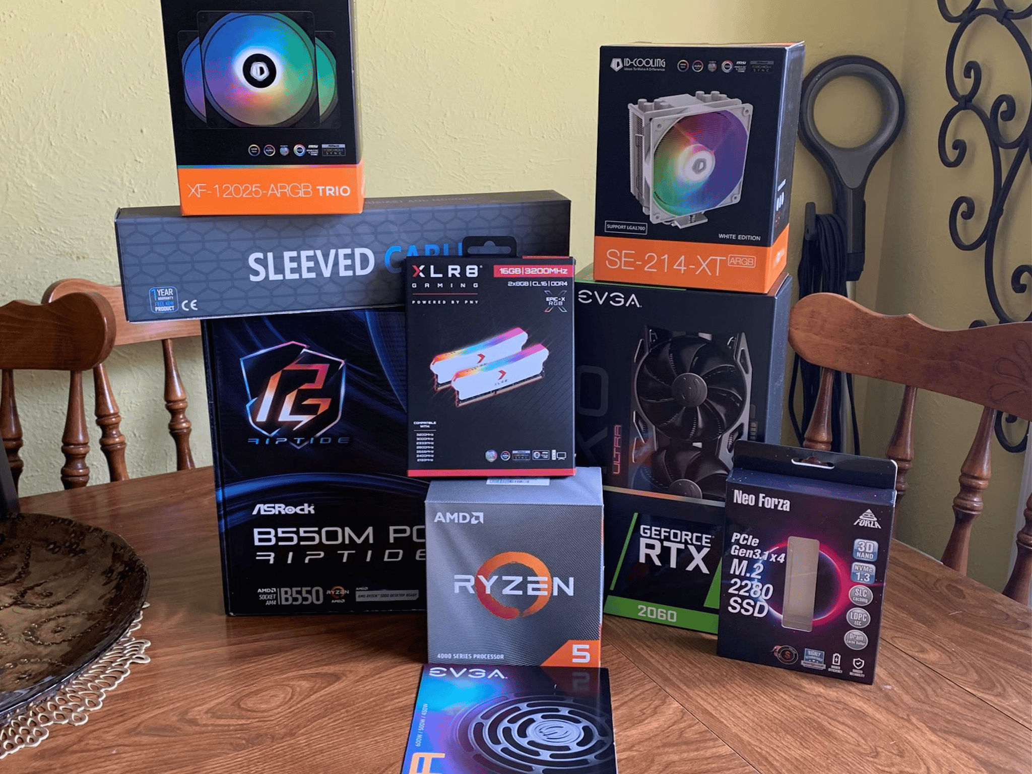 🔥 clean capable gaming/streaming/editing pc (clean argb white aesthetics built w/new parts) 🔥