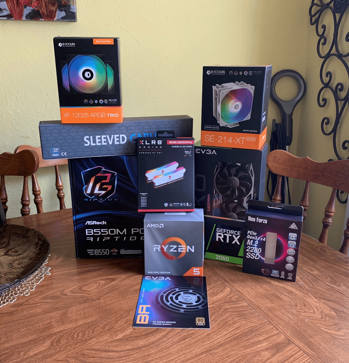 🔥 clean capable gaming/streaming/editing pc (clean argb white aesthetics built w/new parts) 🔥
