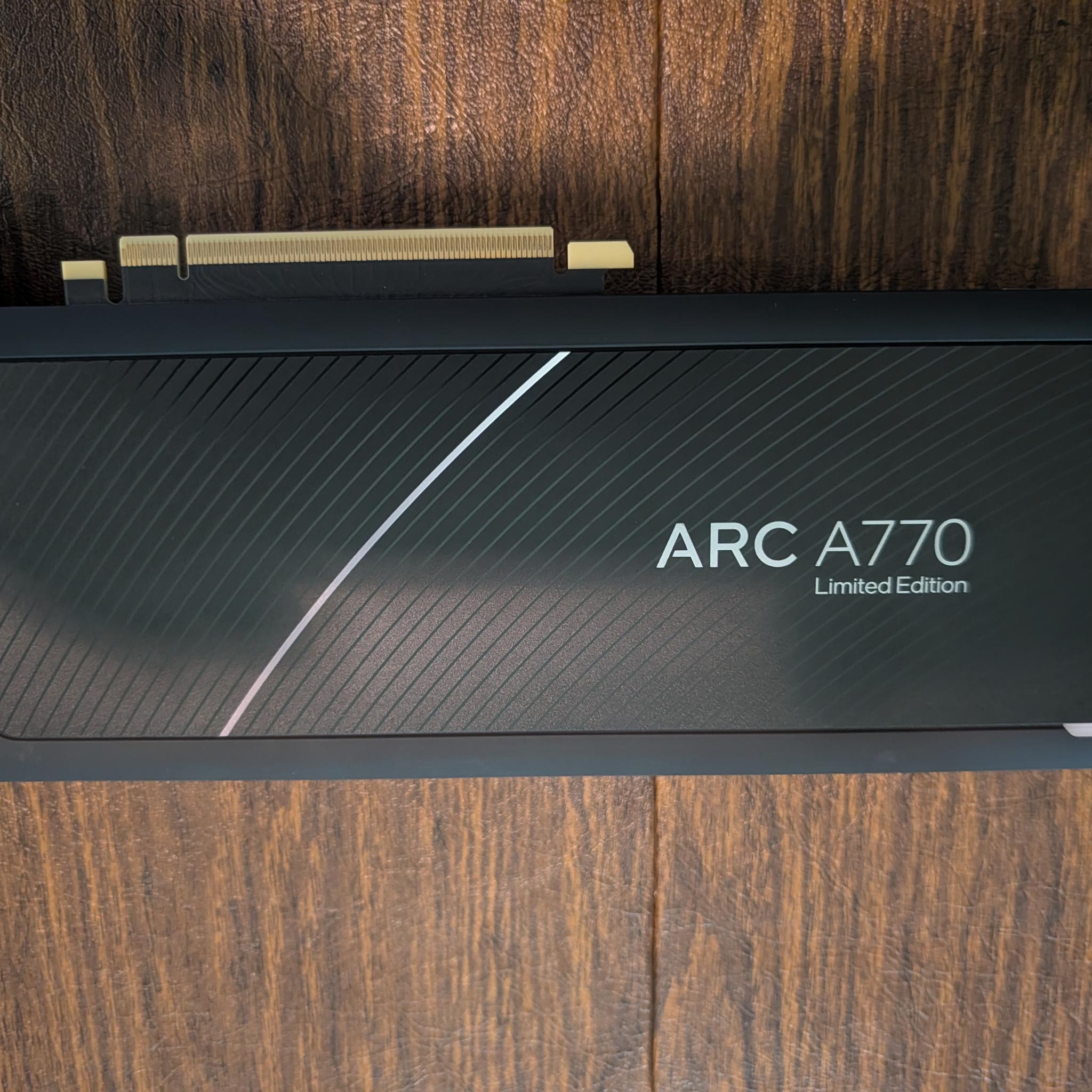 Intel Arc A770 Limited Edition 16GB GDDR6