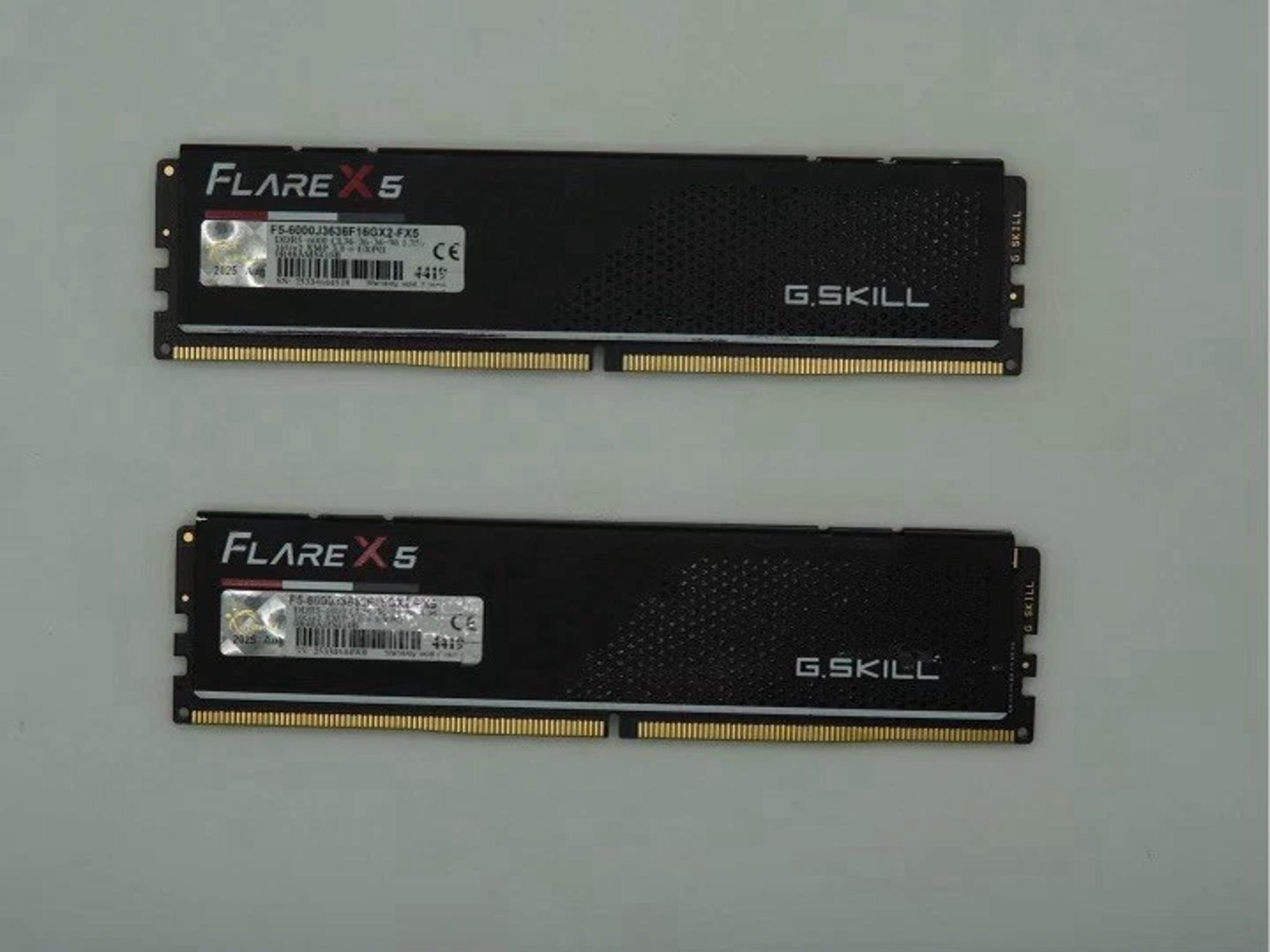 G.Skill Flare X5 DDR 5 32 GB ( 2x16 ) Gaming Ram at 6000 MT/s CL 36