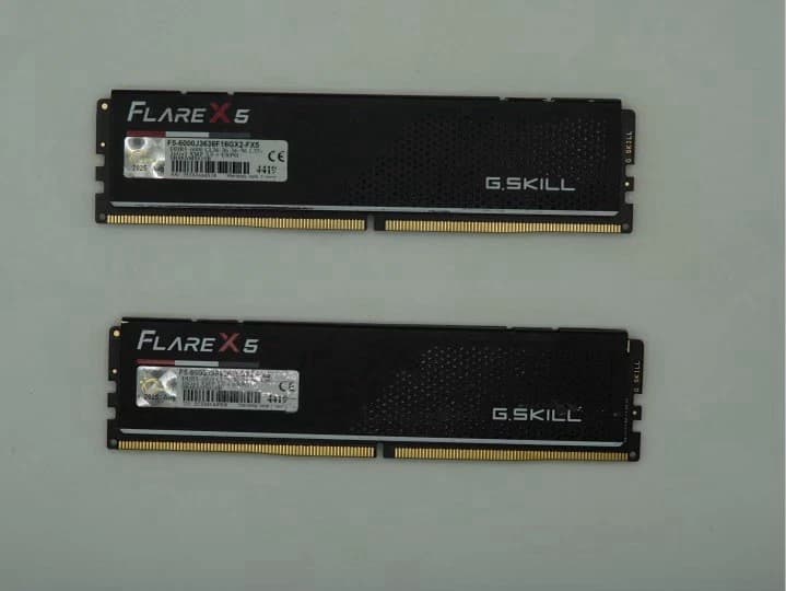 G.Skill Flare X5 DDR 5 32 GB ( 2x16 ) Gaming Ram at 6000 MT/s CL 36