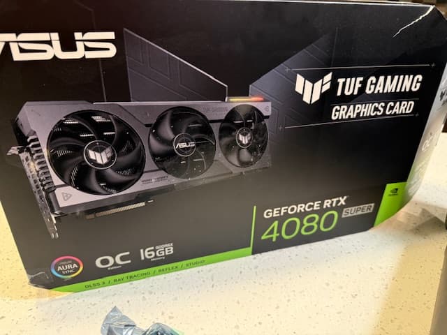 ASUS TUF Gaming NVIDIA GeForce RTX 4080 Super OC Edition Gaming Graphics Card 16GB