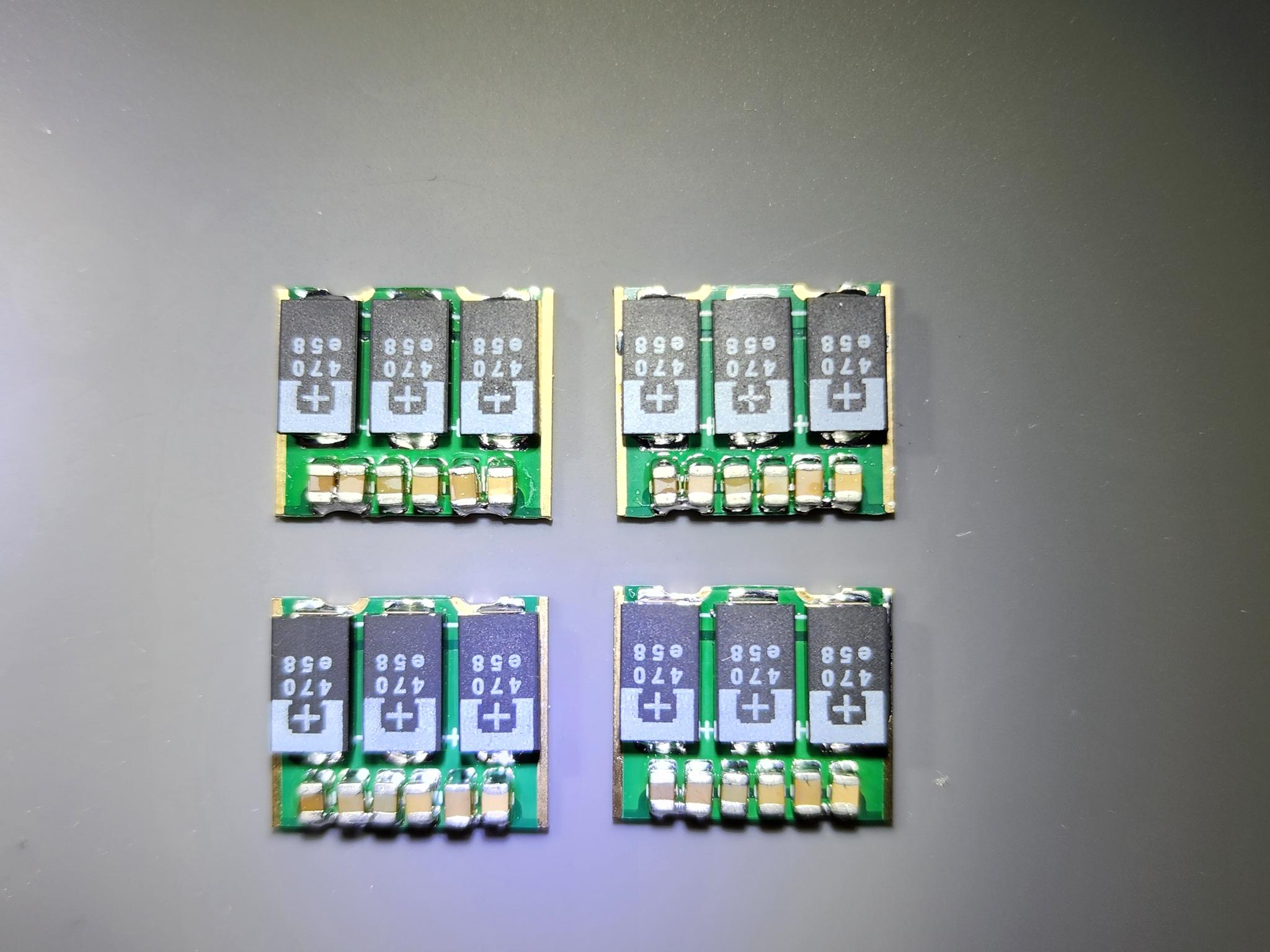 4x PS3 NEC Tokin Capacitor Replacement, Tantalizers, PlayStation 3