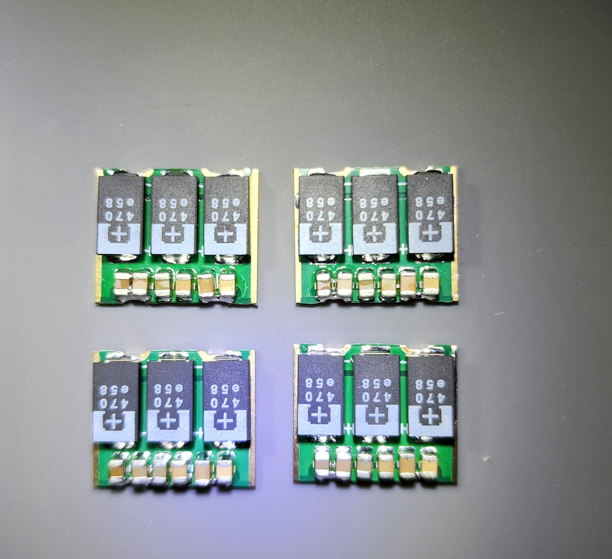 4x PS3 NEC Tokin Capacitor Replacement, Tantalizers, PlayStation 3