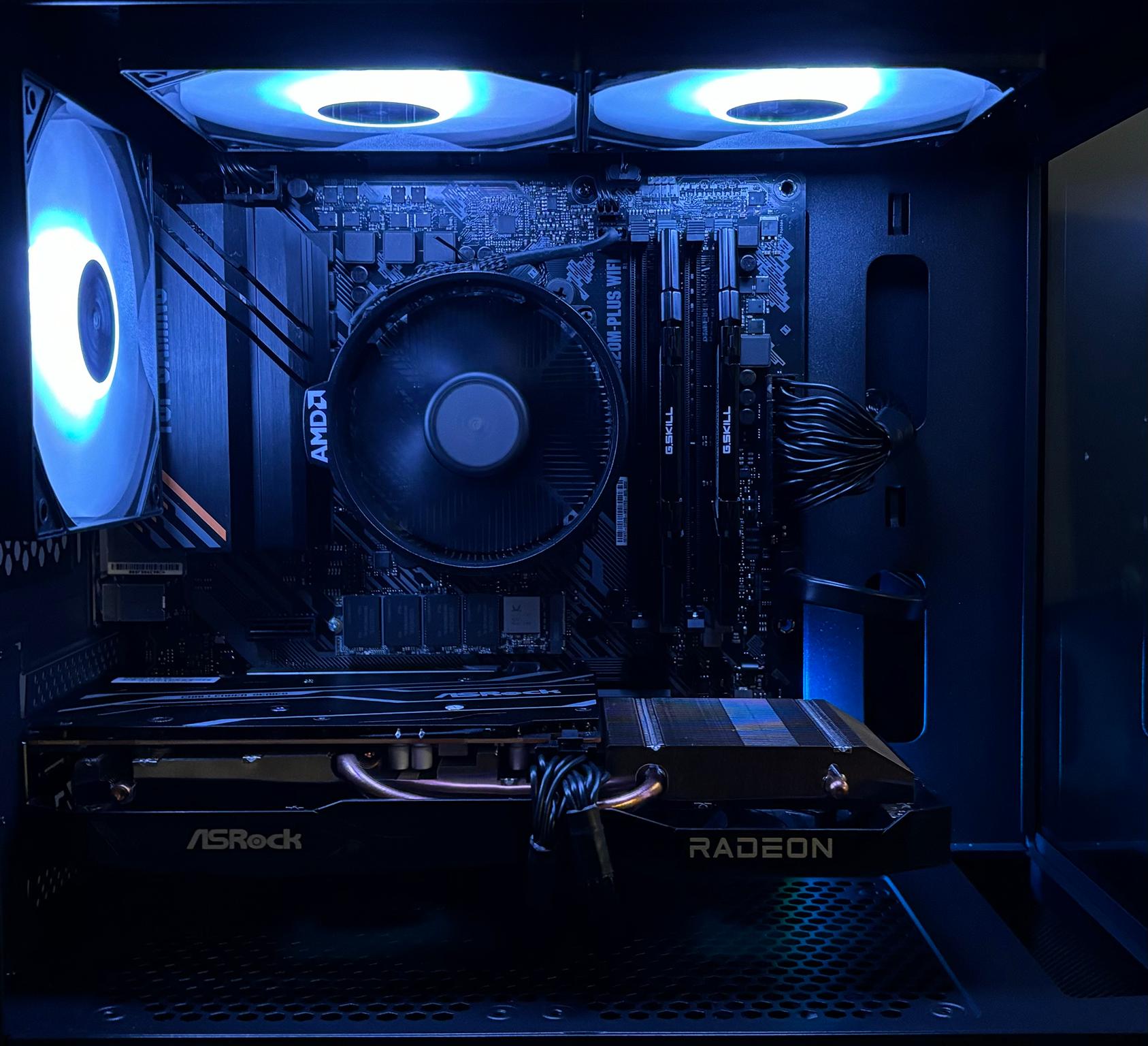 🐈‍⬛ BUILD 007 🐈‍⬛ MAXIMUM PERFORMANCE 1080P GAMING PC | RX 6600, RYZEN 5 5600X