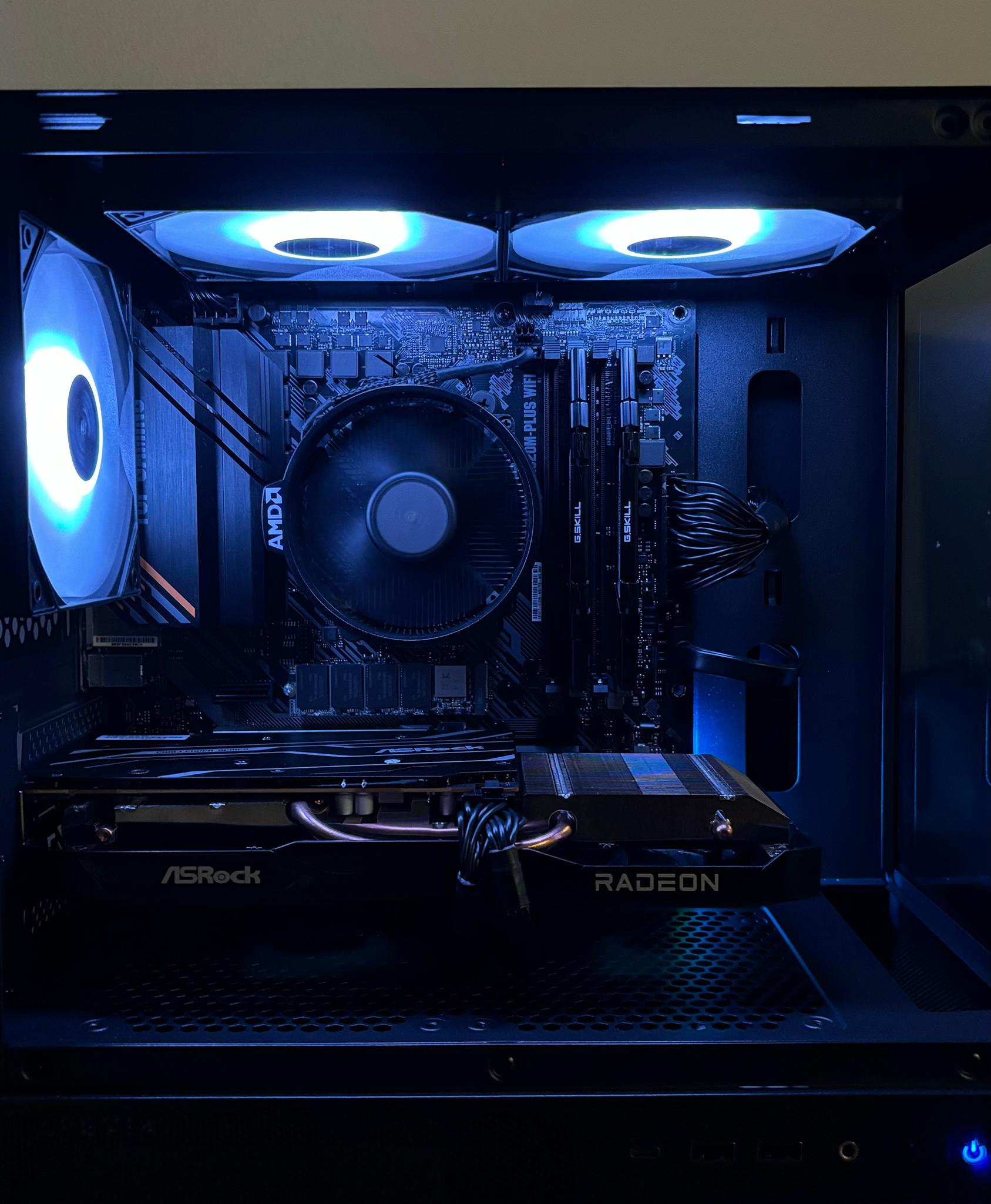 🐈‍⬛ BUILD 007 🐈‍⬛ MAXIMUM PERFORMANCE 1080P GAMING PC | RX 6600, RYZEN 5 5600X