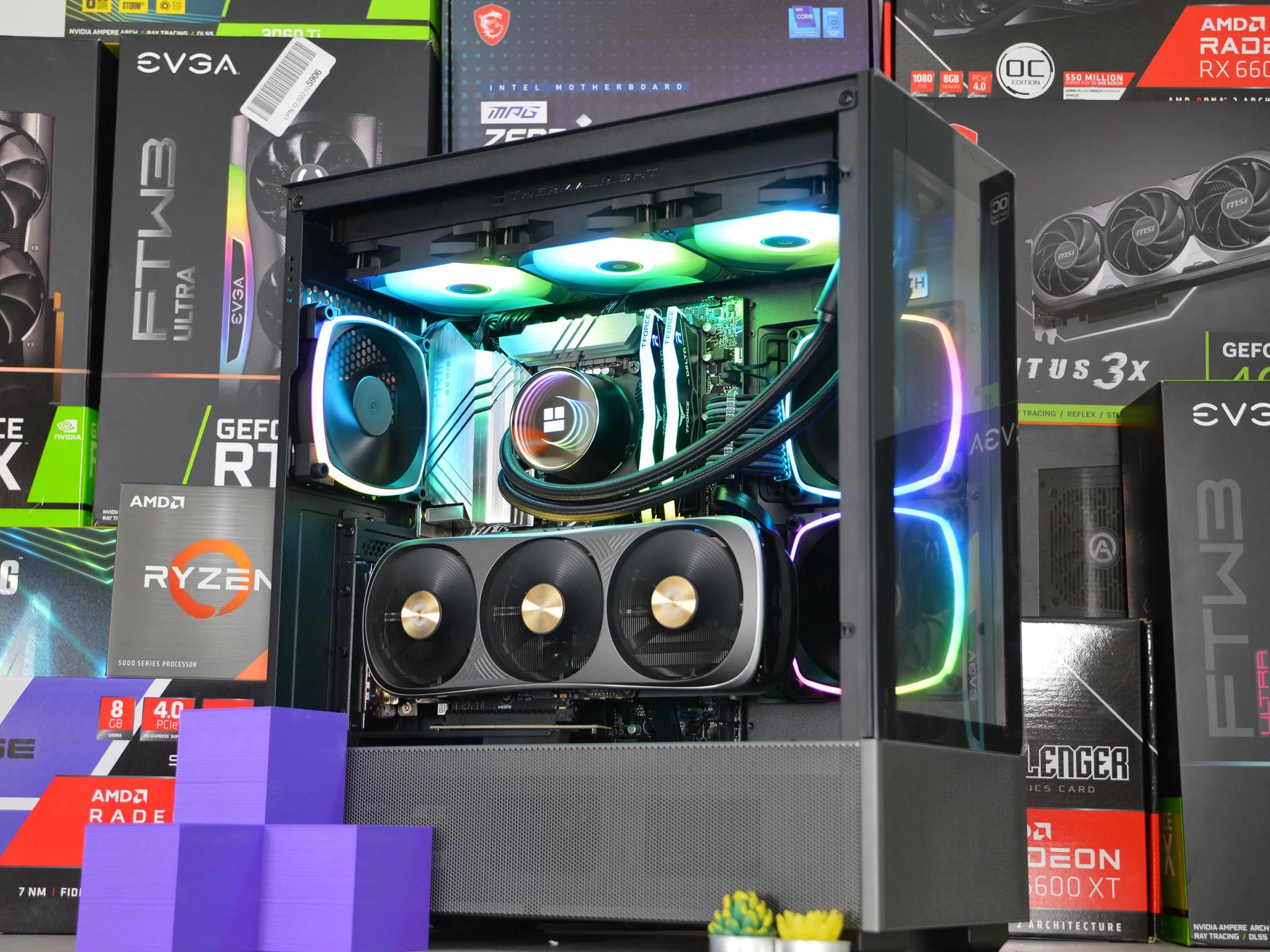 🏆👑| RTX 4070Ti 12GB| INTEL i9-13900K | 32 GB DDR5 RAM | 2TB NVME SSD | Golden Bling |