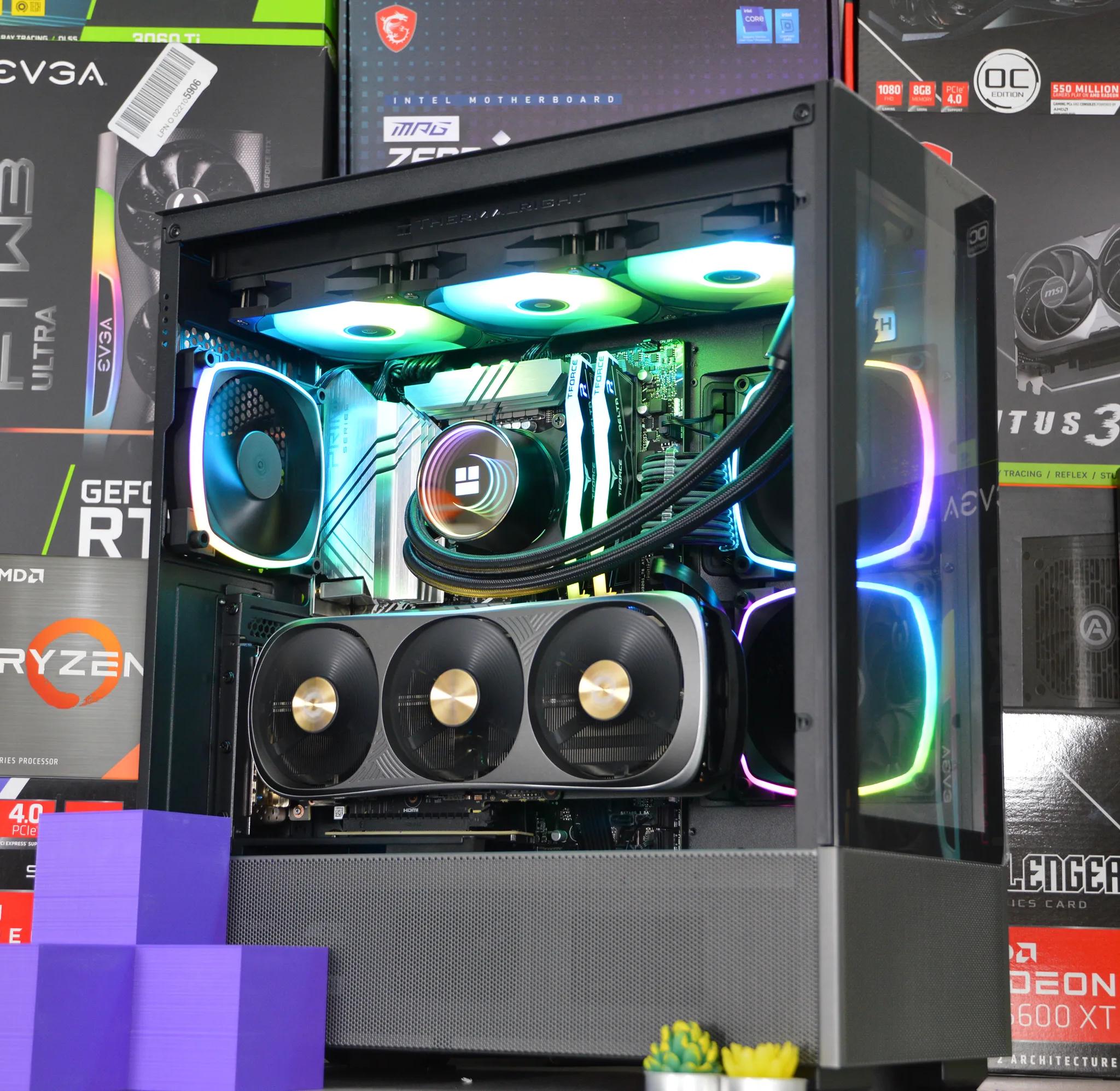 🏆👑| RTX 4070Ti 12GB| INTEL i9-13900K | 32 GB DDR5 RAM | 2TB NVME SSD | Golden Bling |
