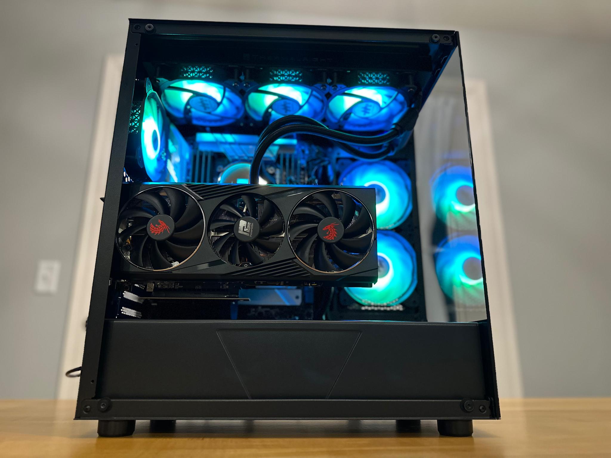 🫨🖤|RX 6800 XT, Core i7 7800x, 64gb DDR4, 1tb SSD, WiFi Equipped AIO Cooled Gaming PC!