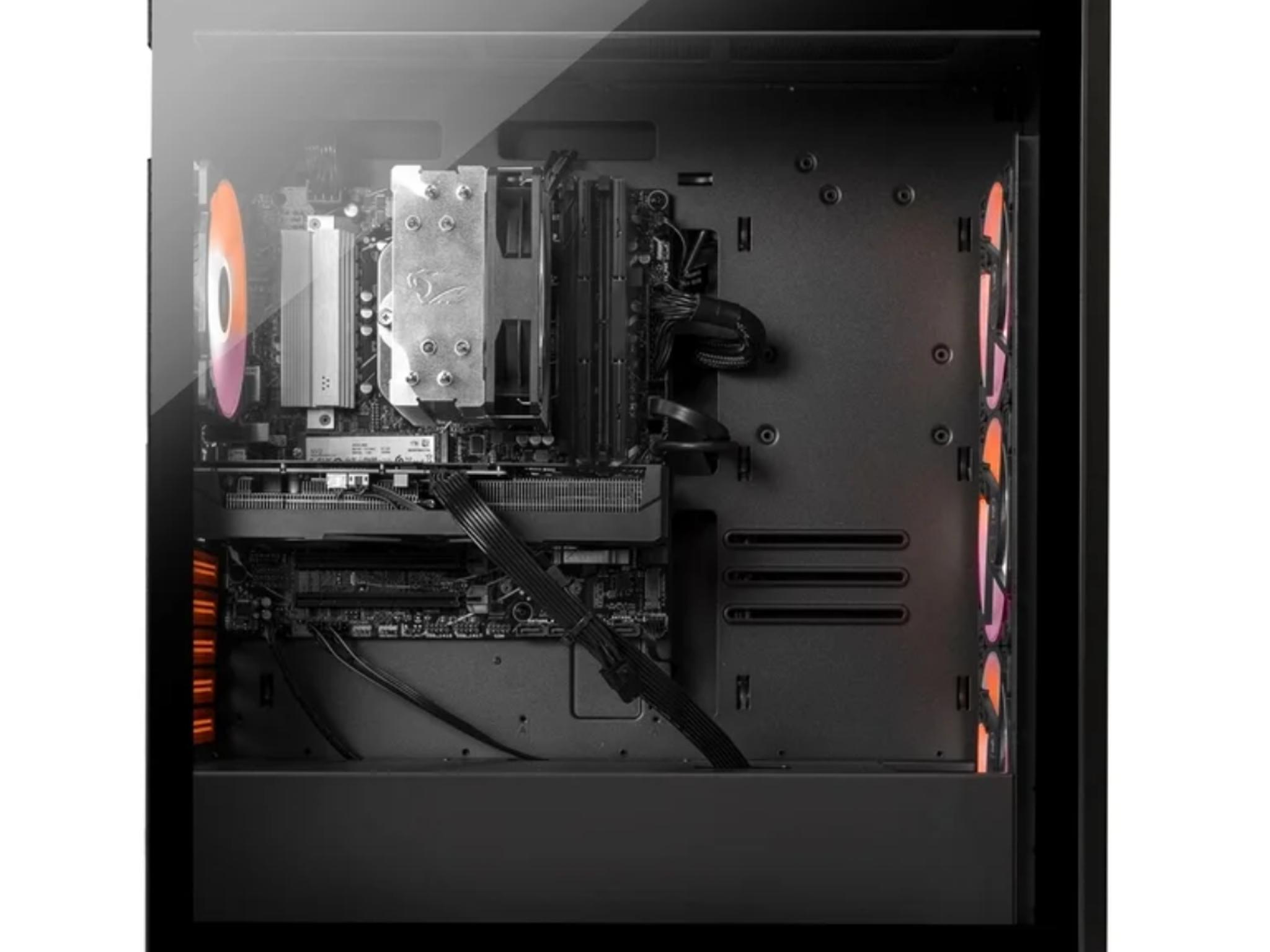 Gaming PC AMD Ryzen 7 5700 3.7 GHz processor with Max Turbo Frequency up to 4.6 GHz; 8 cores and 16