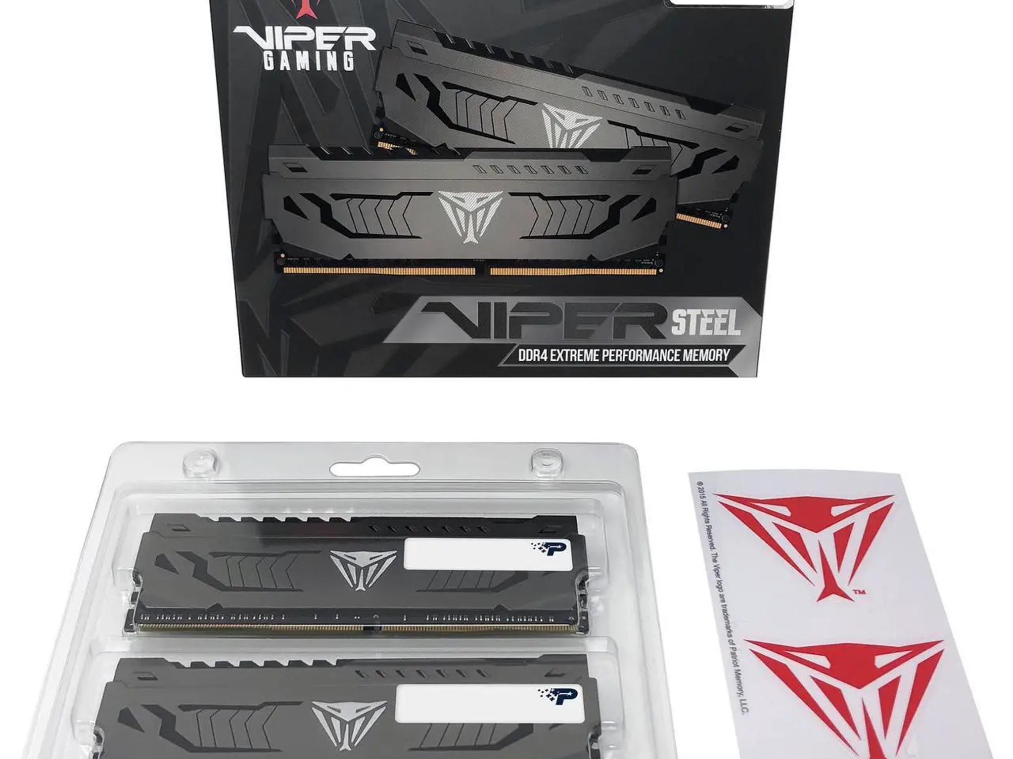 Patriot Viper Steel 32GB (2 x 16GB) 288-Pin PC RAM DDR4 3200 CL16 Desktop Memory