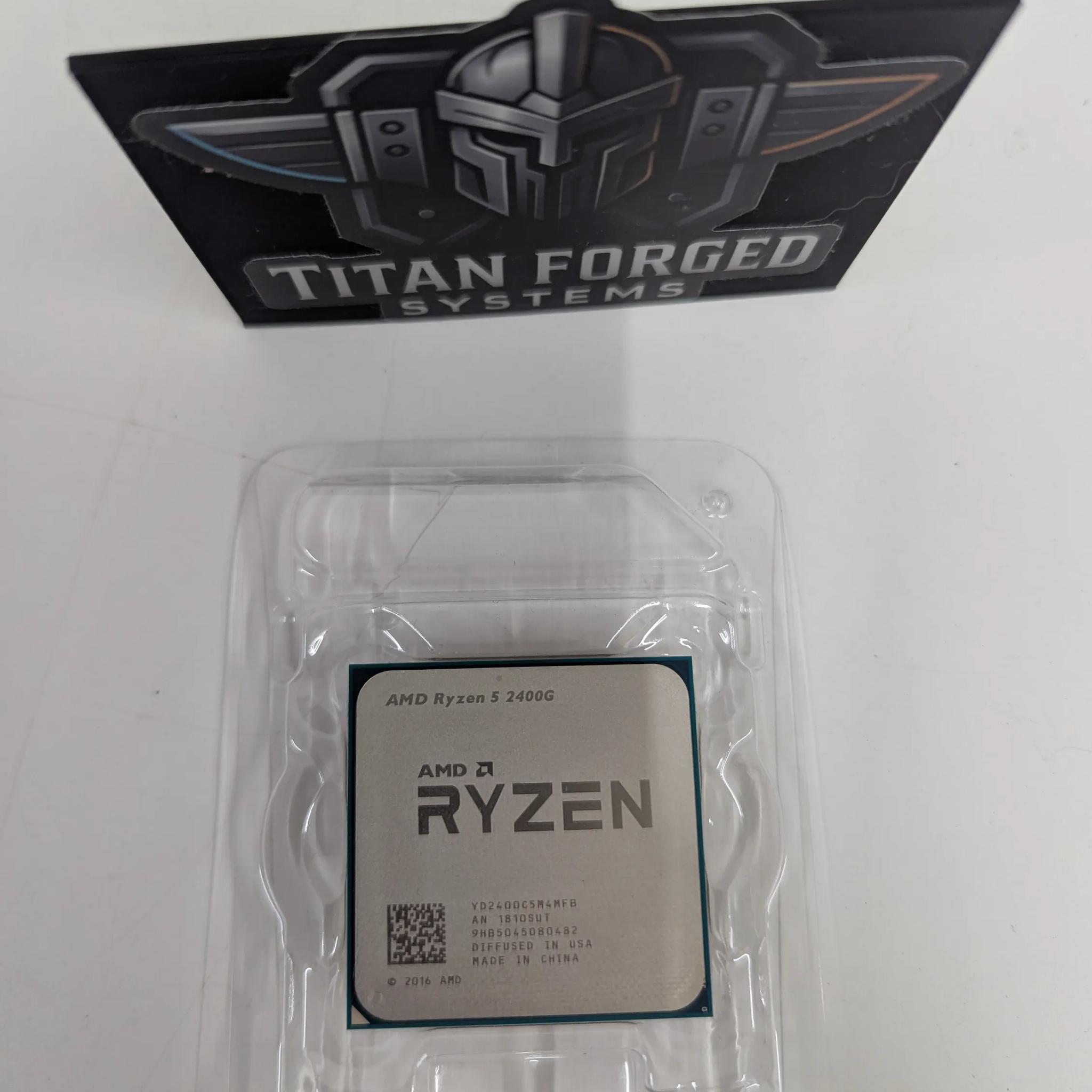 🔹 AMD Ryzen 5 2400G | 4 Cores / 8 Threads | Vega 11 Graphics
