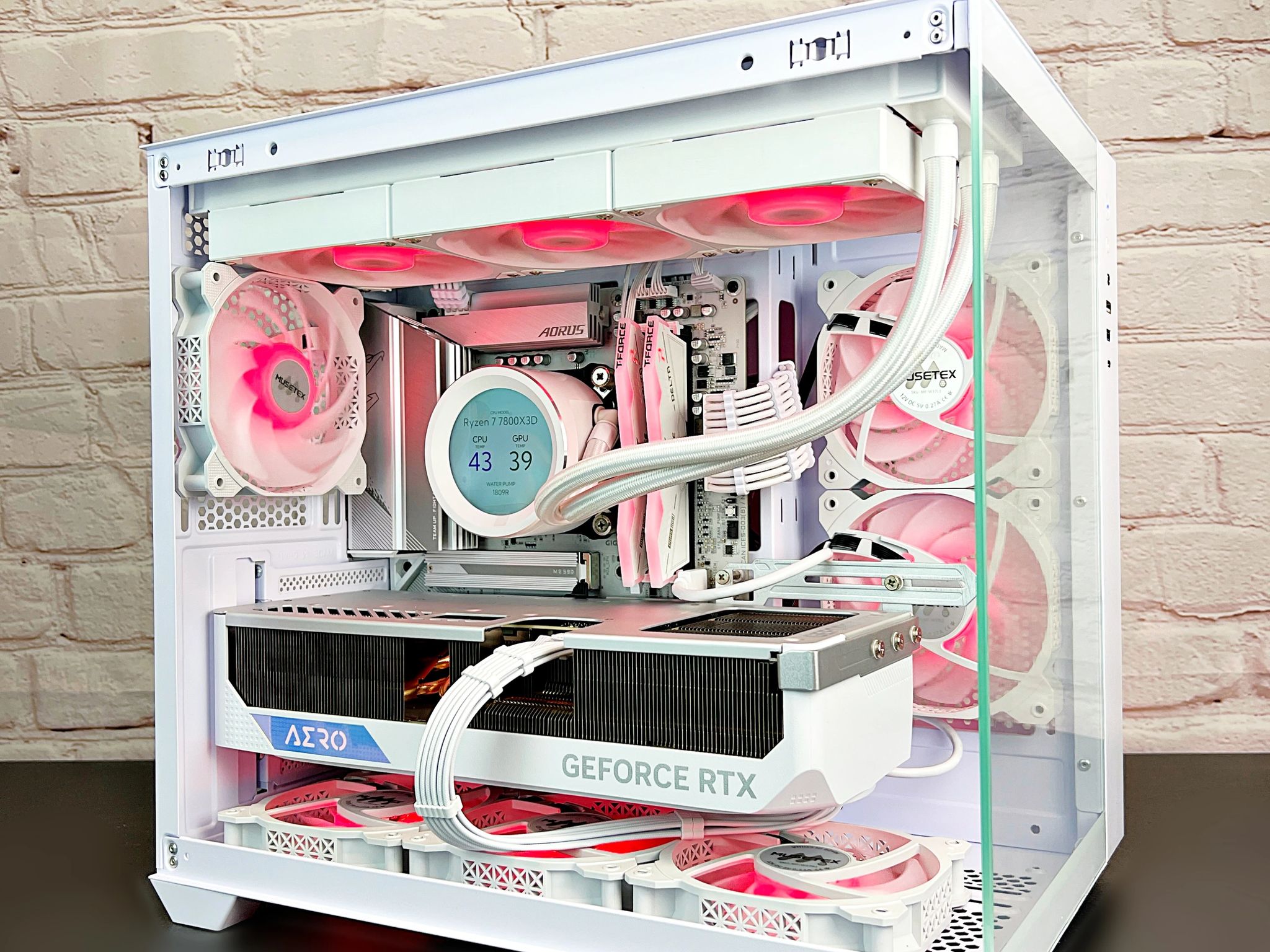 Ryzen 7 7800X3D RTX 4080 Super AERO 32GB DDR5 RAM 4TB SSD M.2 WIN 11 PRO Gaming PC 🤯