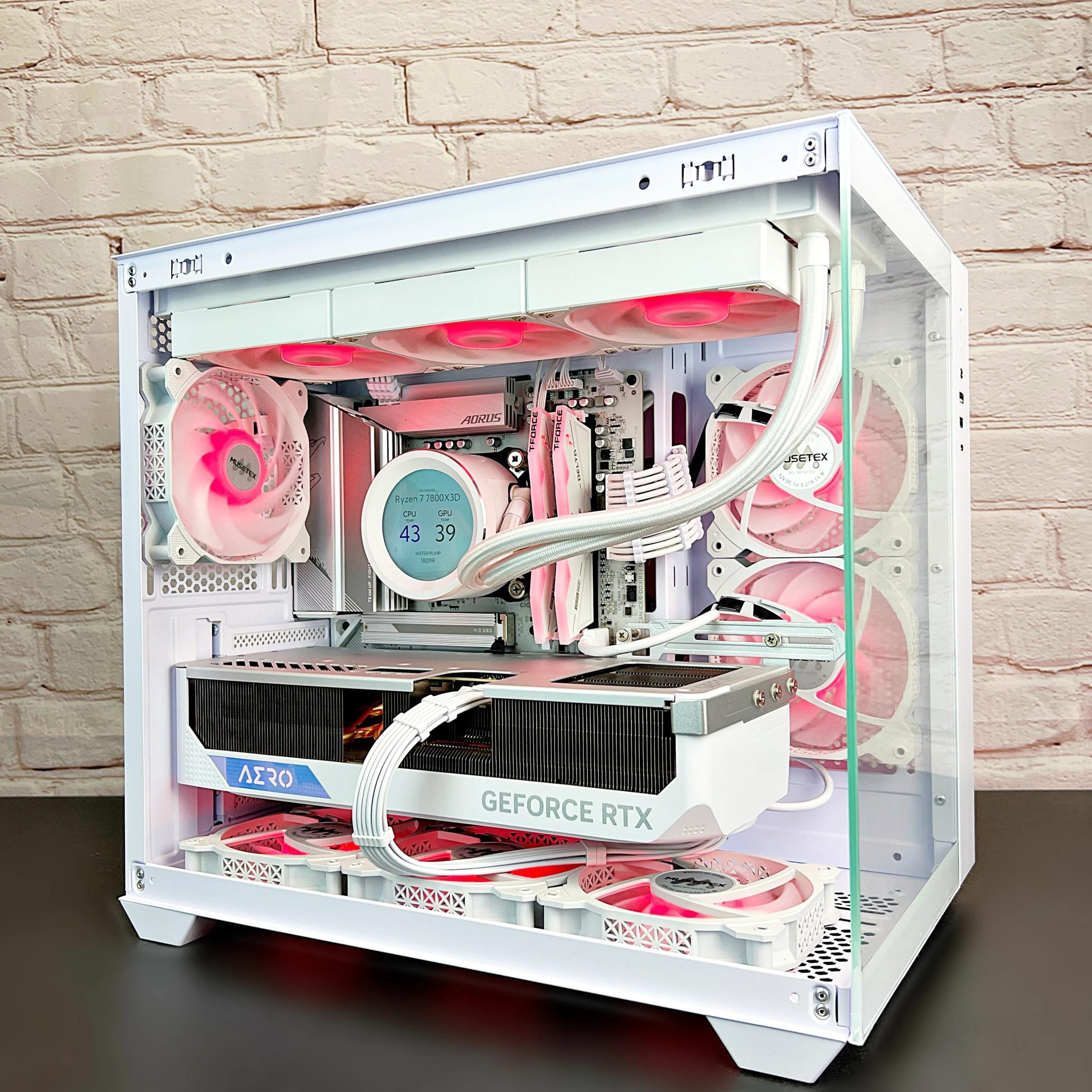 Ryzen 7 7800X3D RTX 4080 Super AERO 32GB DDR5 RAM 4TB SSD M.2 WIN 11 PRO Gaming PC 🤯
