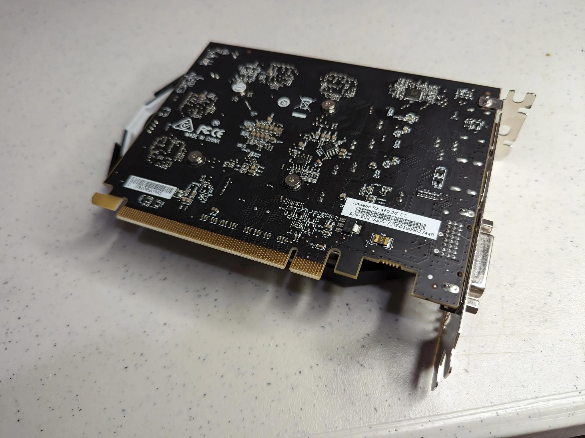 MSI RADEON RX 460 2GB OC Graphics Card