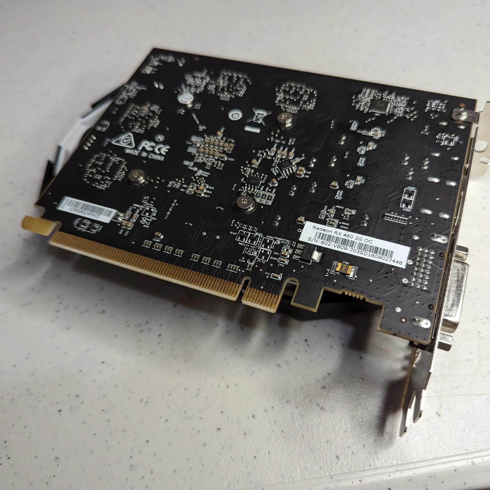 MSI RADEON RX 460 2GB OC Graphics Card