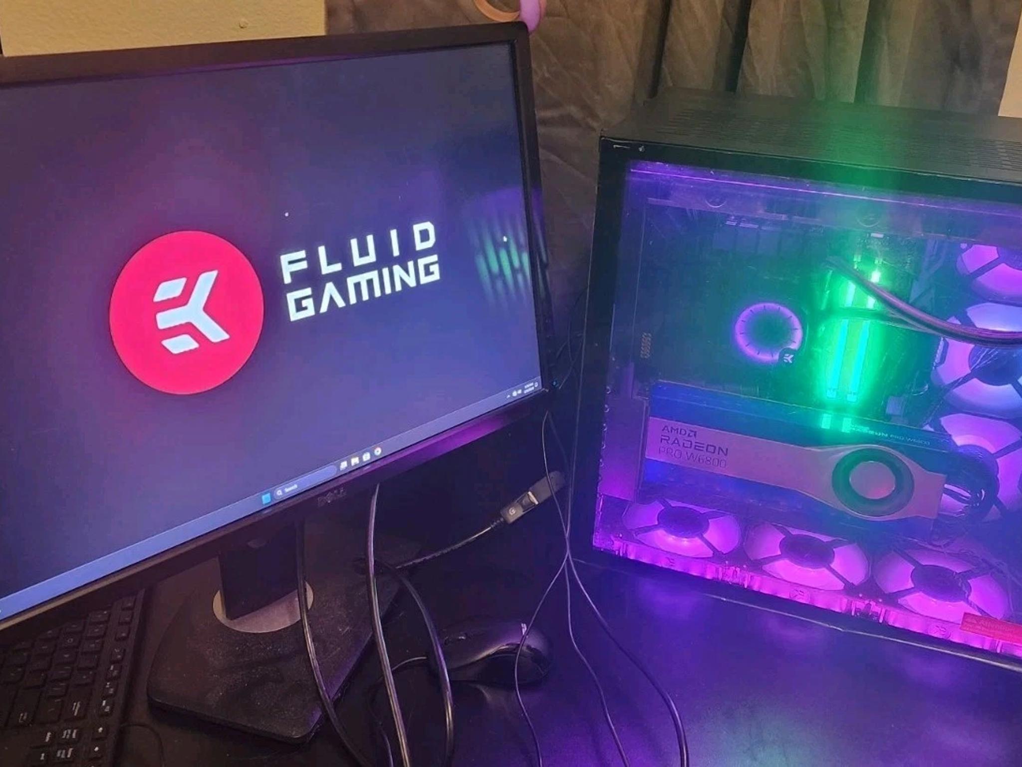 EK 165 Battle Gaming PC | Ryzen 7 7800X3D | 32GB RAM | Radeon Pro W6800