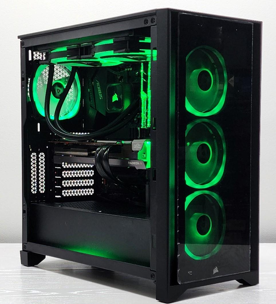 NEW Corsair Liquid Cooled 1440P Gaming PC - 5600X - 6700XT - READ DESCRIPTION!!!