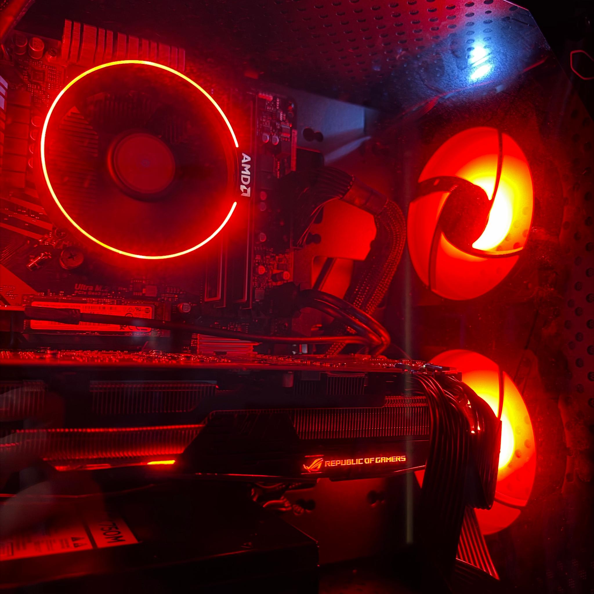 Gaming PC Ryzen 5 3600 16GB RAM 512GB SSD RX 5700 XT 8GB Windows 11 Computer