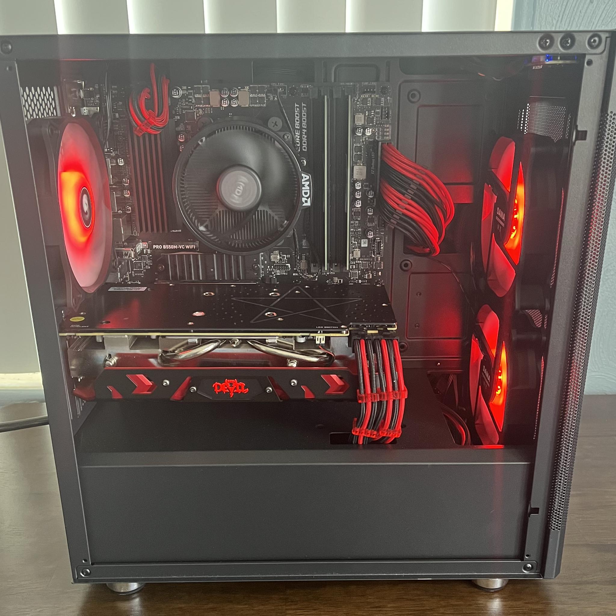 Custom Built Budget Gaming PC| Ryzen 5 550 | 16GB| WIFI Included