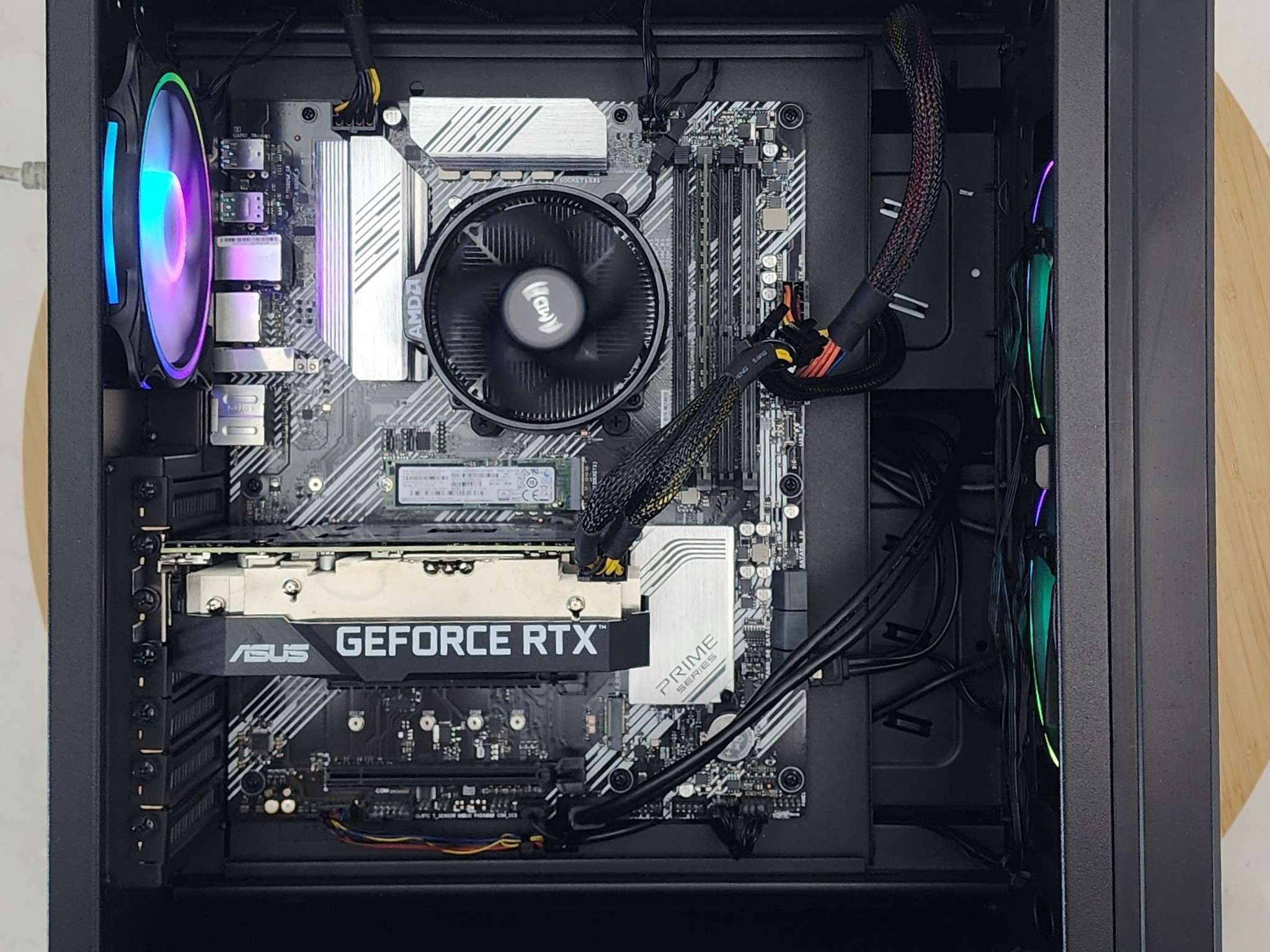 Gaming PC Ryzen 5 5500 16GB RAM 256GB SSD + 2TB HDD RTX 3060 12GB Win11 Computer