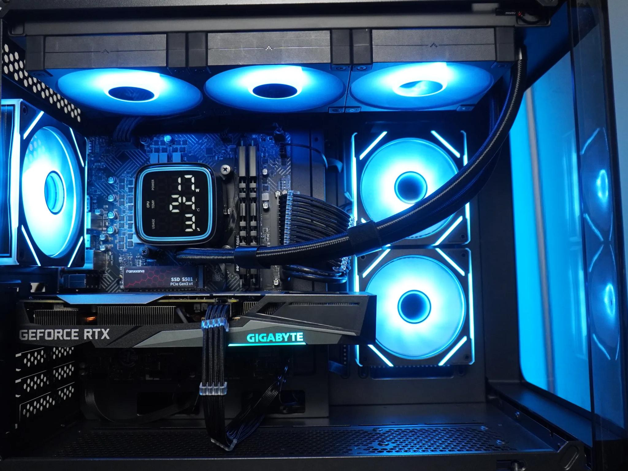 🖤STEALTH🖤 MACHINE 💚RTX 3060ti 💙I5 12400f | 1TB NVME | 32GB DDR4 | WIFI