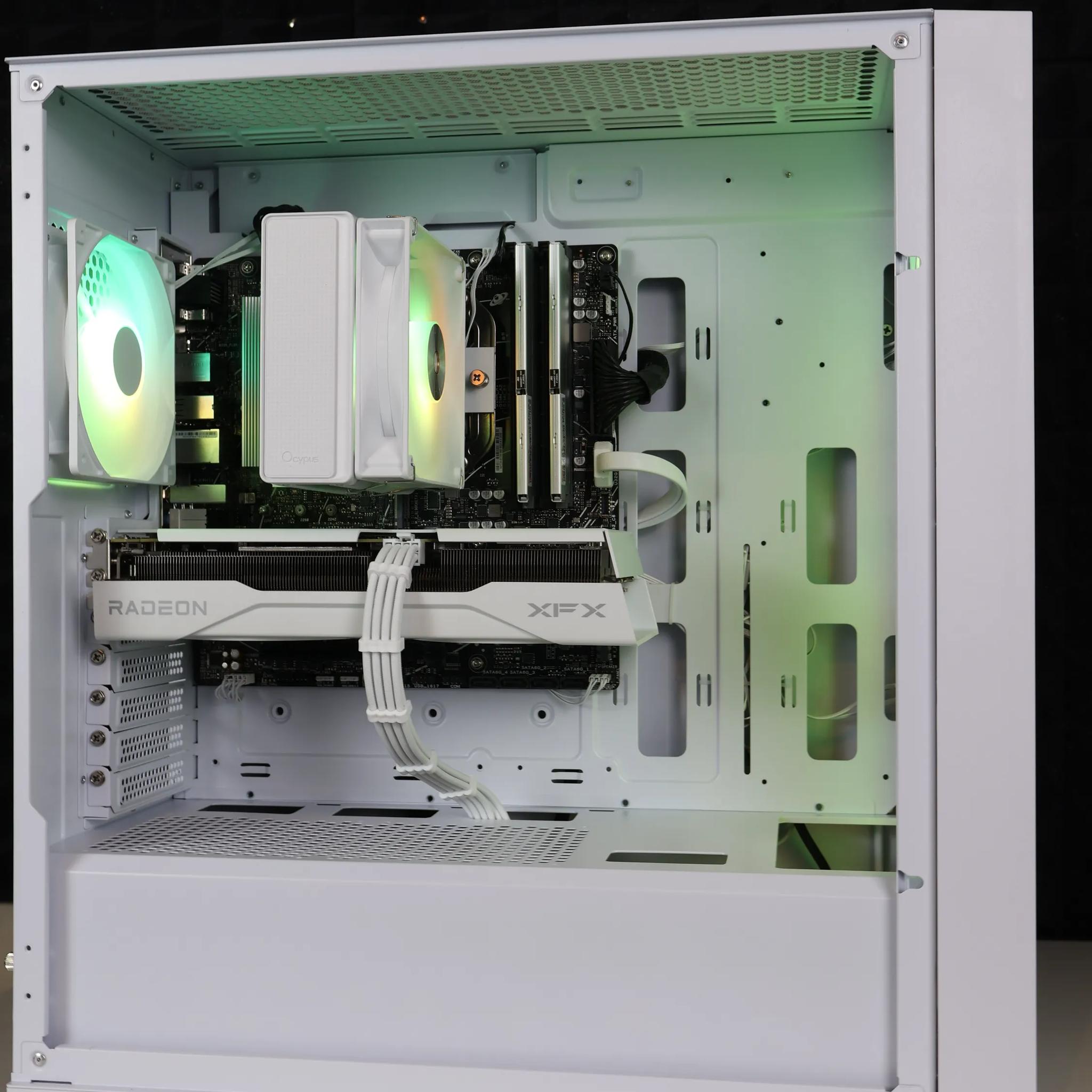 ⚪ Ryzen 5 9600X/RX 9060XT 8GB Gaming/Streaming PC ⚪